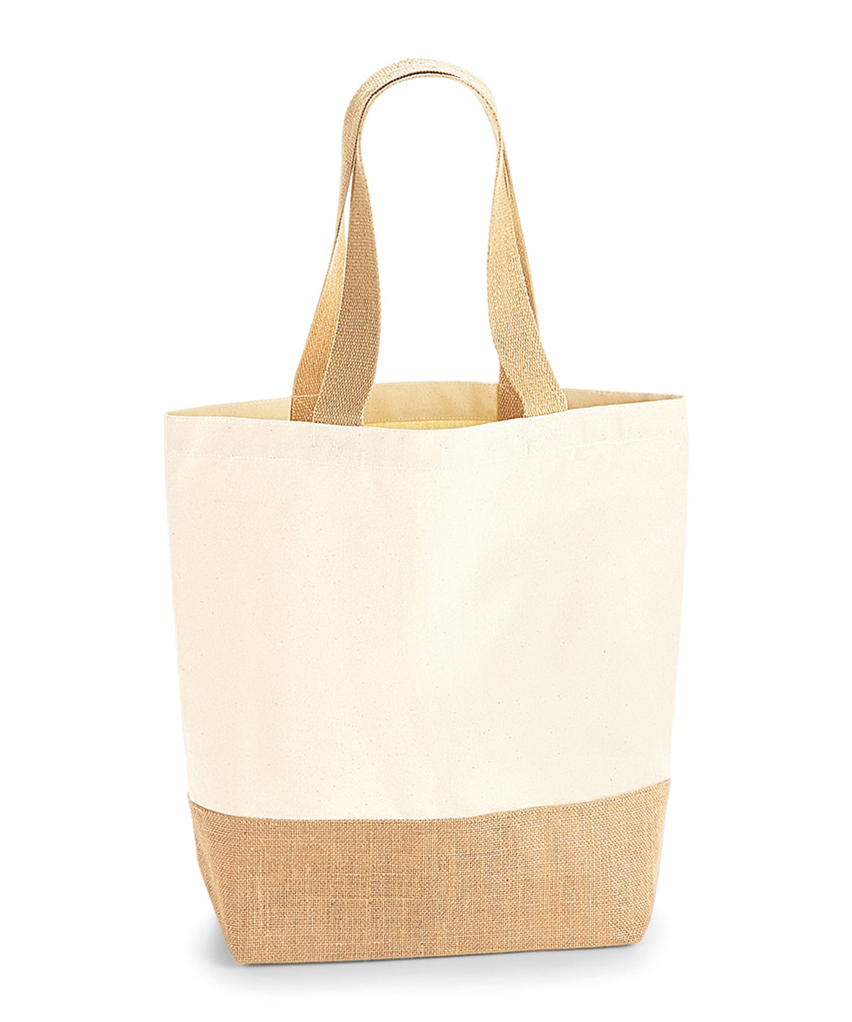 Töskur - Jute Base Canvas Shopper
