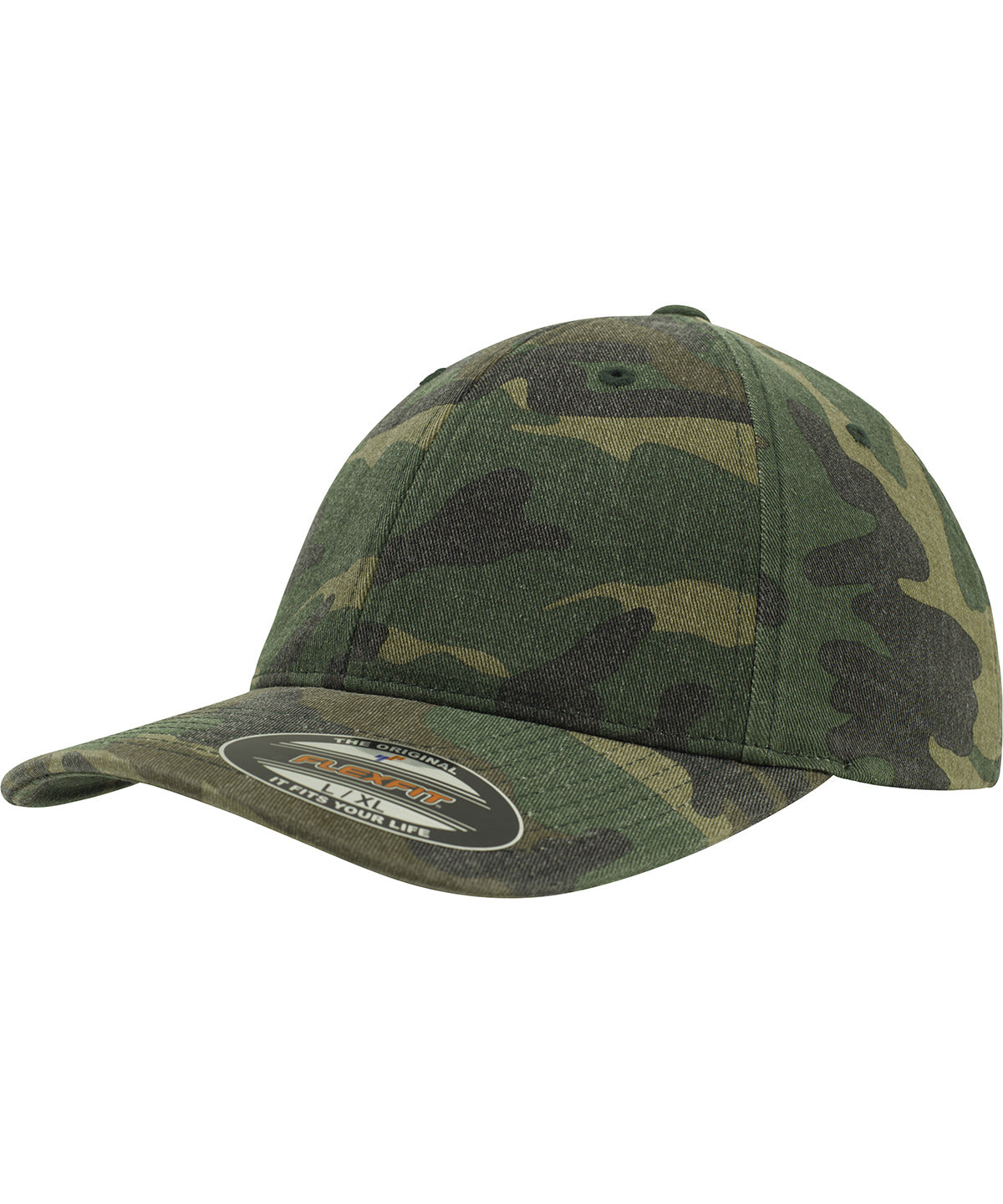 Húfur - Flexfit Garment Washed Camo (6977CA)