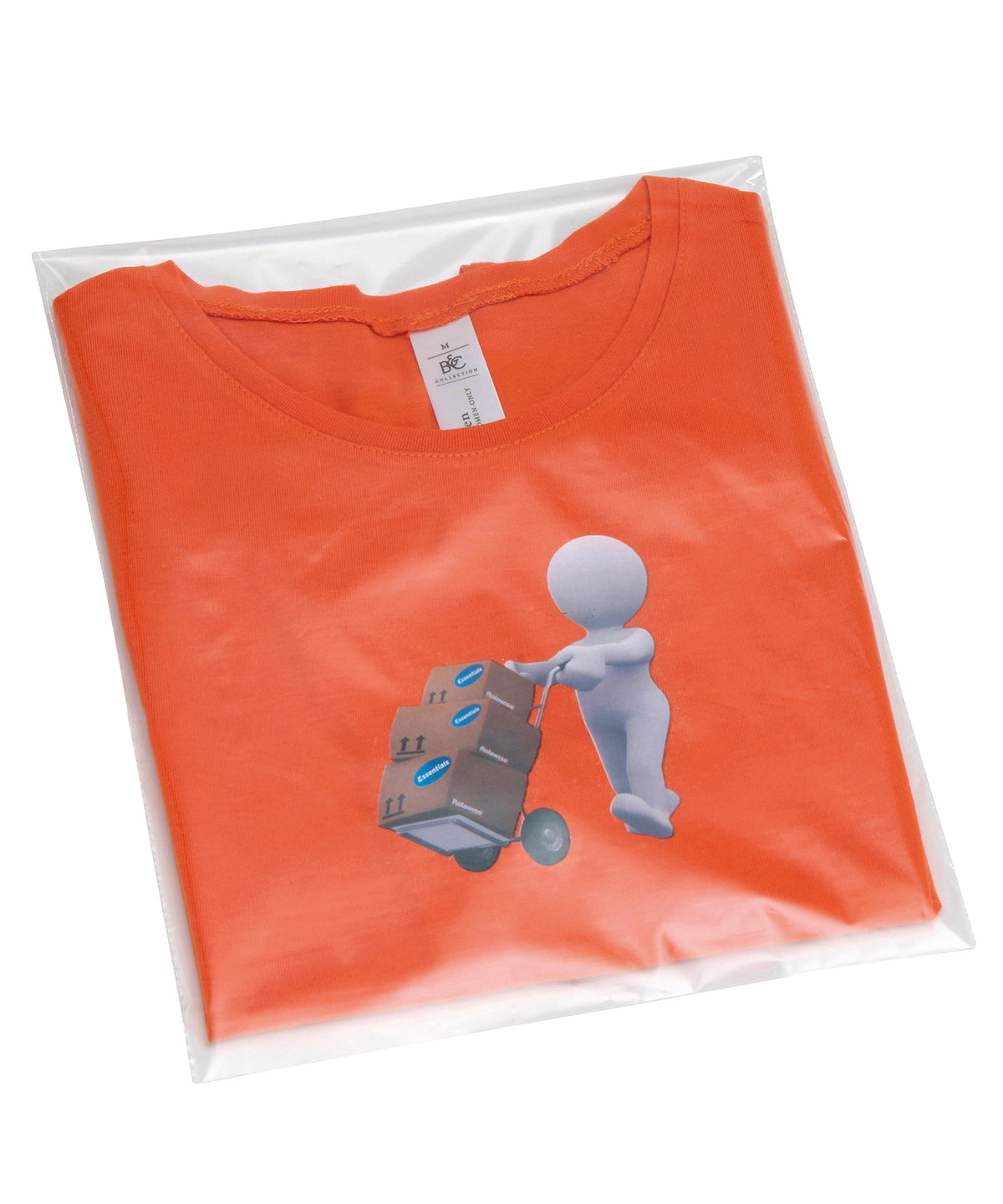 Skyrtupokar - Clear Polythene Bags - Stick Seal