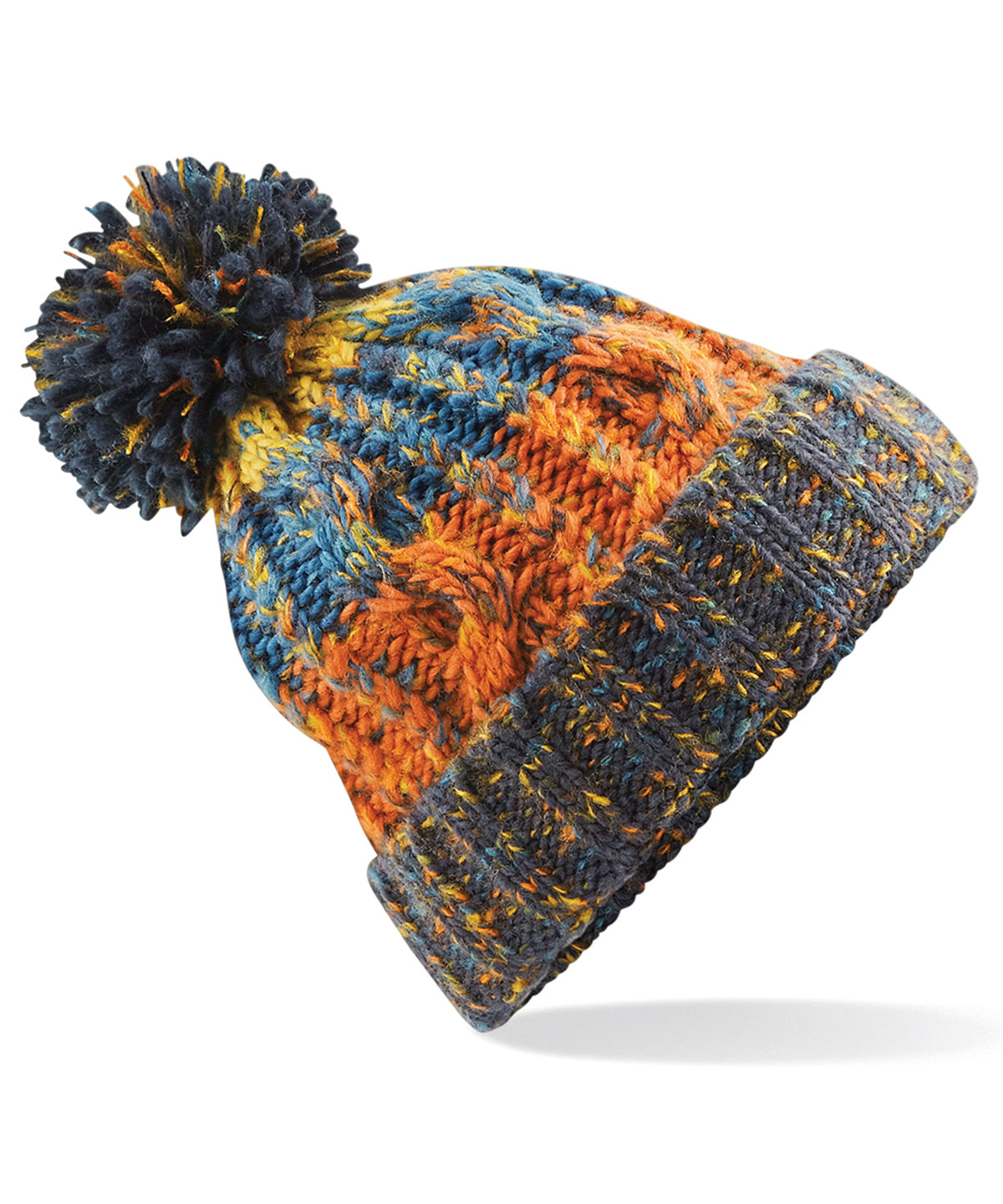 Húfur - Corkscrew Pom Pom Beanie