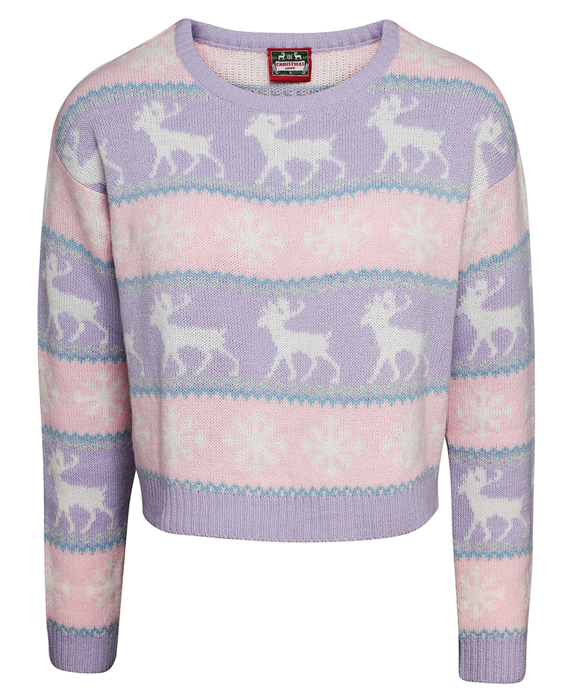 Prjónaðar peysur - Women's Boxy Nordic Jumper
