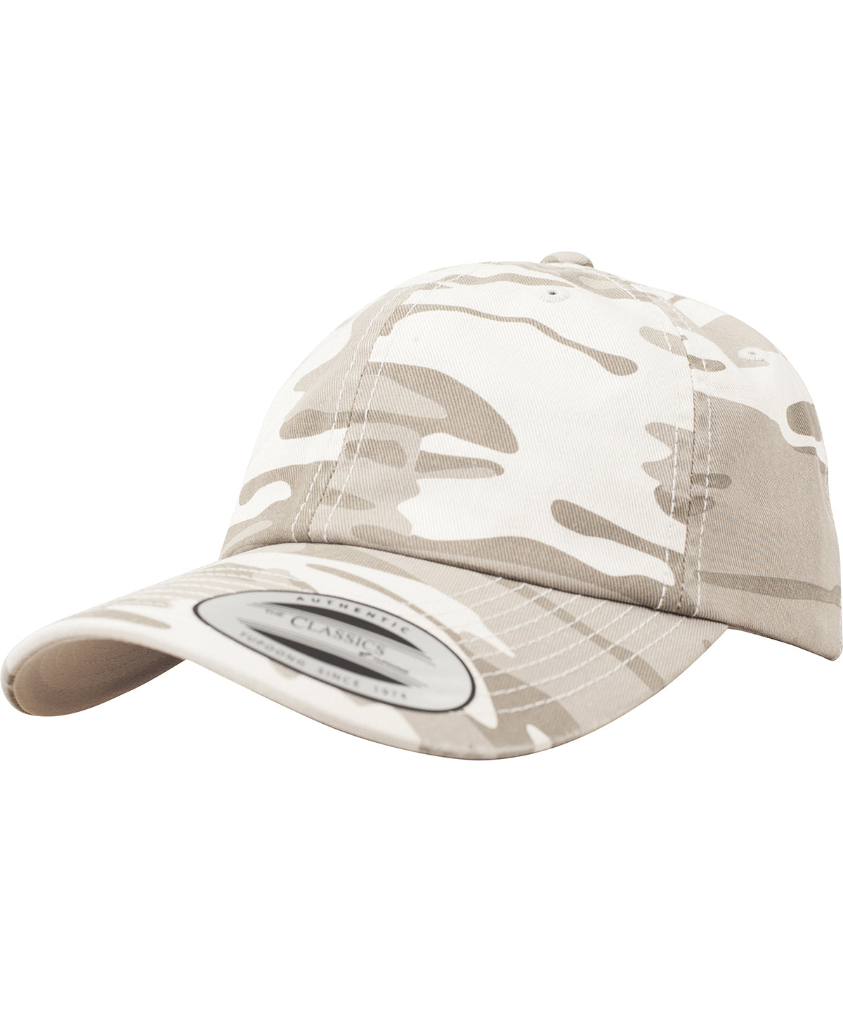 Húfur - Low-profile Camo Washed Cap (6245CW)