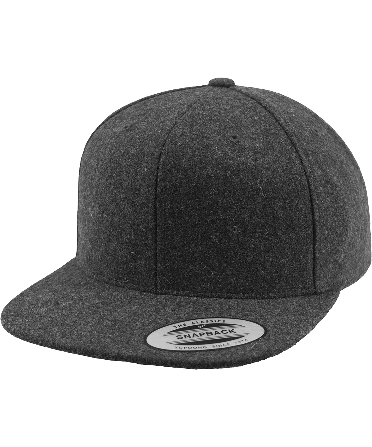 Húfur - Melton Wool Snapback (6689M)