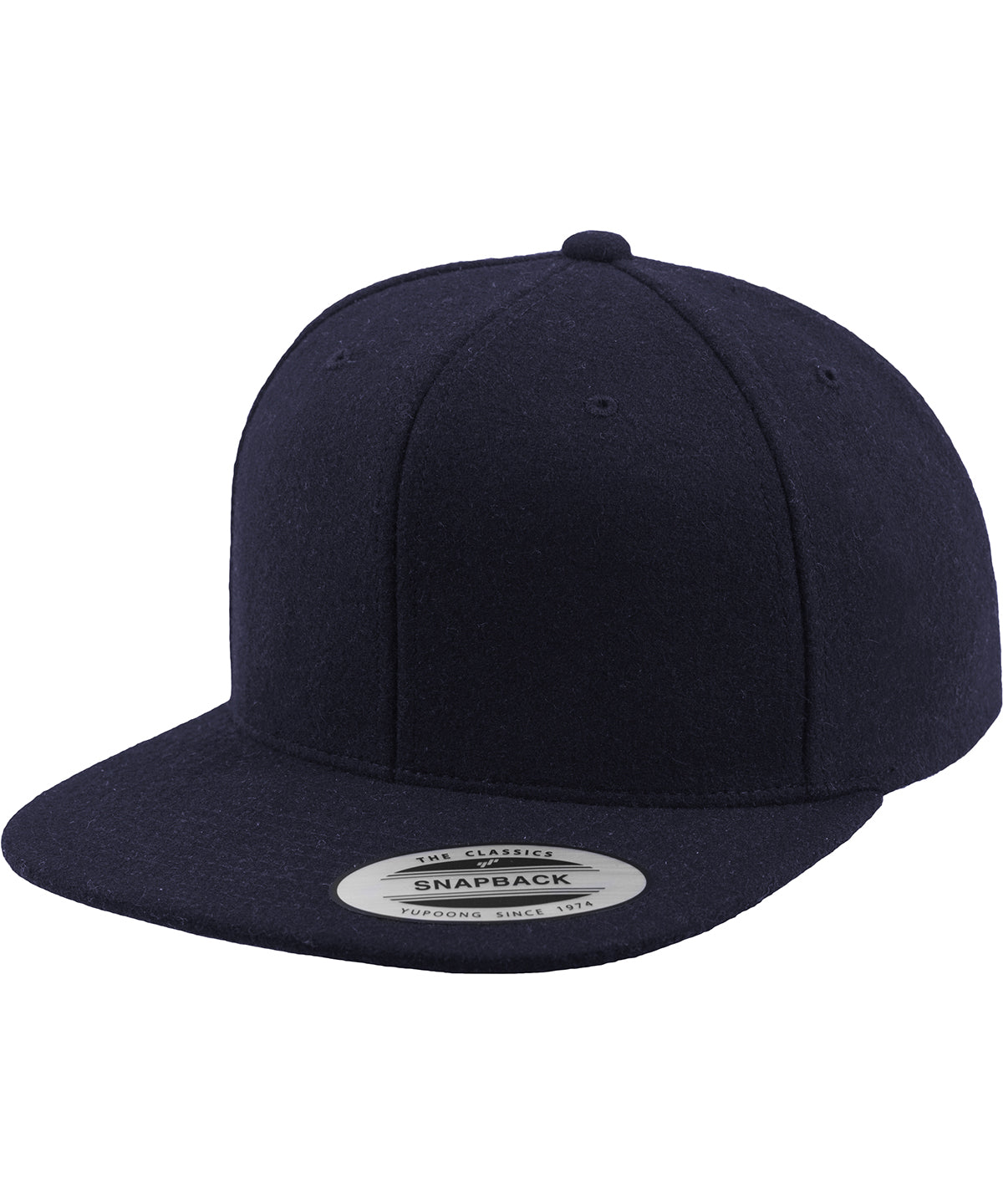 Húfur - Melton Wool Snapback (6689M)