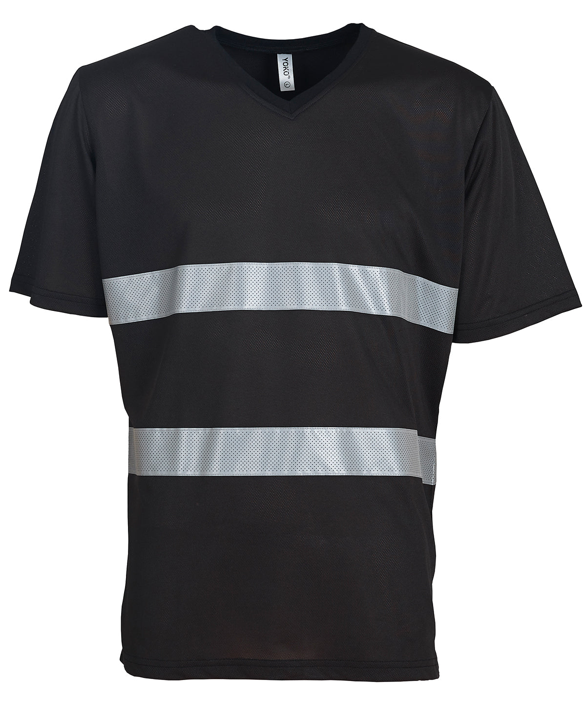 Stuttermabolir - Hi-vis Top Cool Super Light V-neck T-shirt (HVJ910)