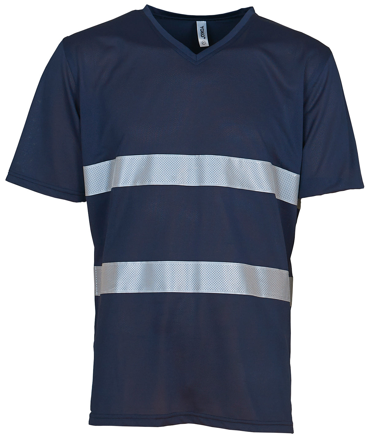 Stuttermabolir - Hi-vis Top Cool Super Light V-neck T-shirt (HVJ910)