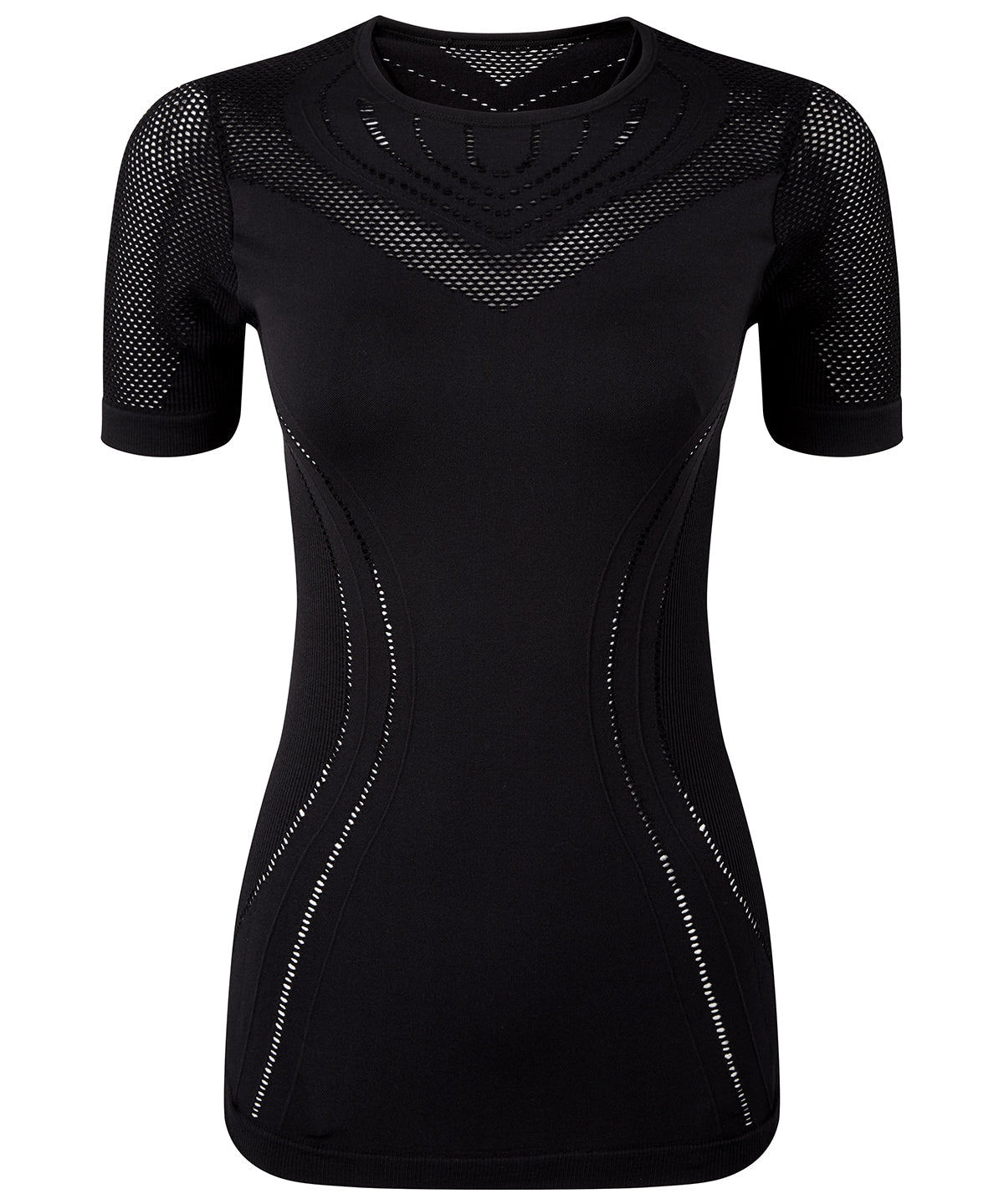 Stuttermabolir - Women's TriDri® Seamless '3D Fit' Multi-sport Reveal Sports Top