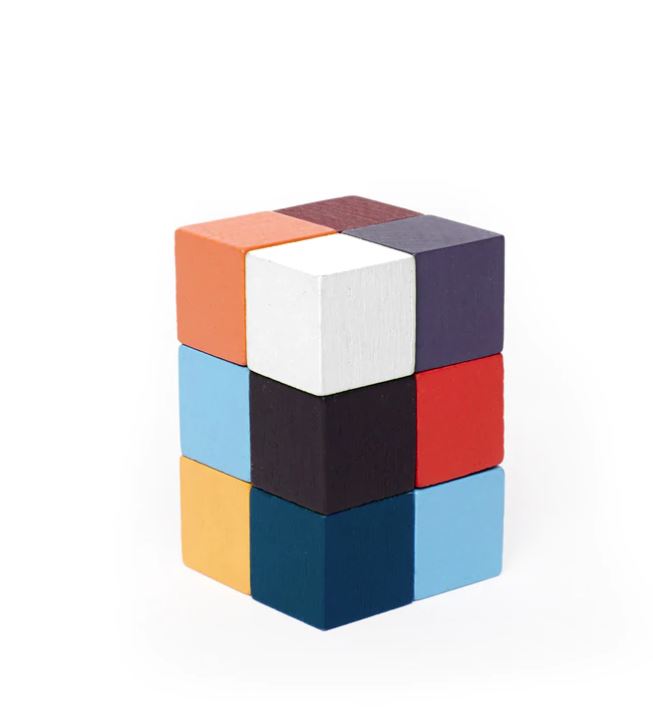 3D viðar púsl - Elasti cube