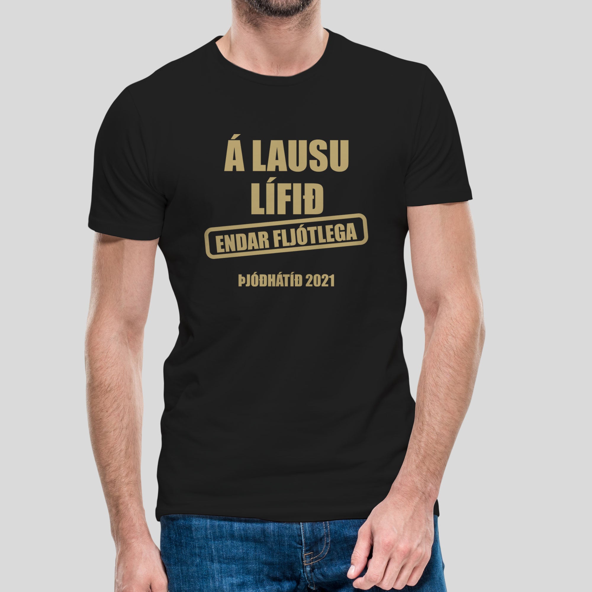 Á LAUSU LÍFIÐ - Þjóðhátíðarbolur