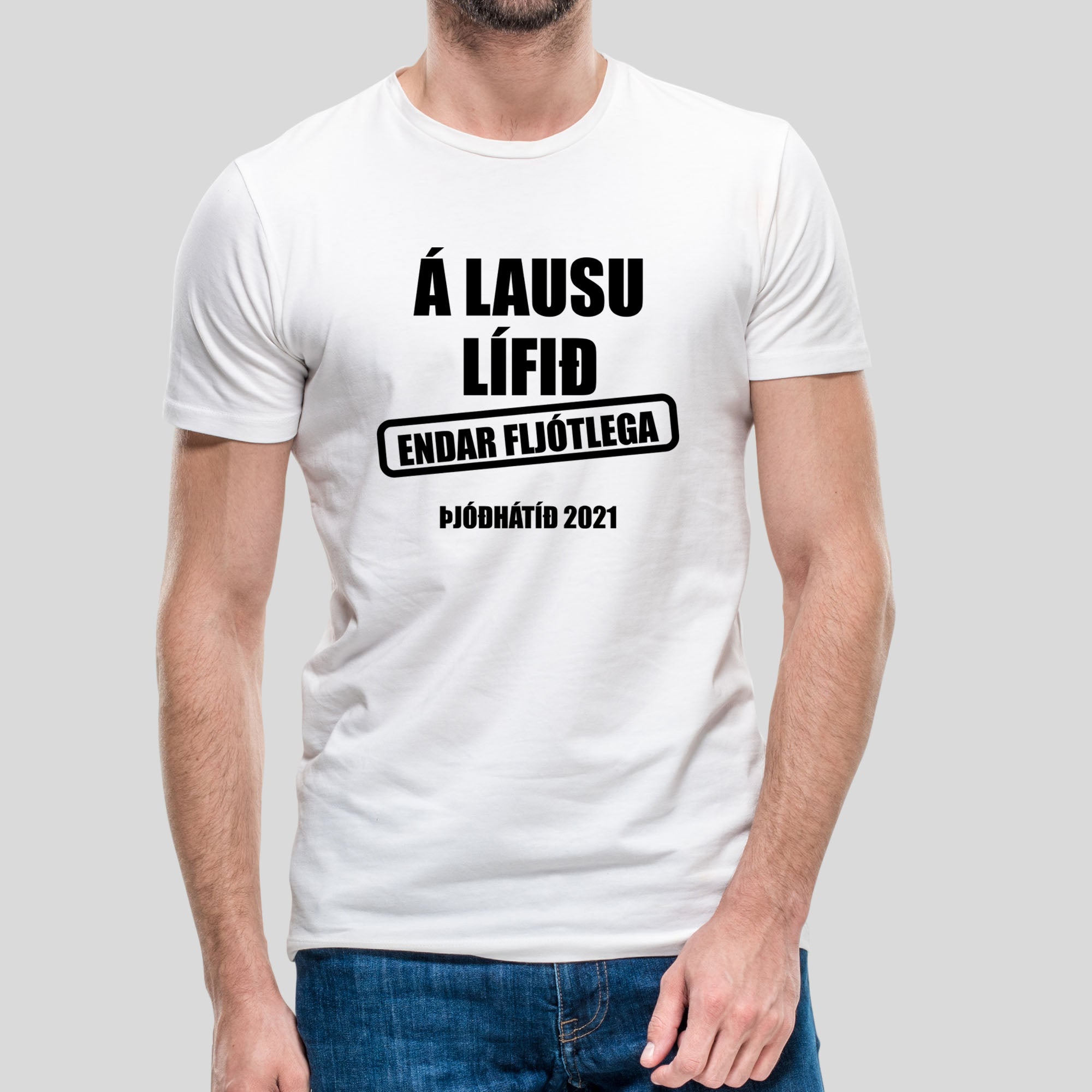 Á LAUSU LÍFIÐ - Þjóðhátíðarbolur