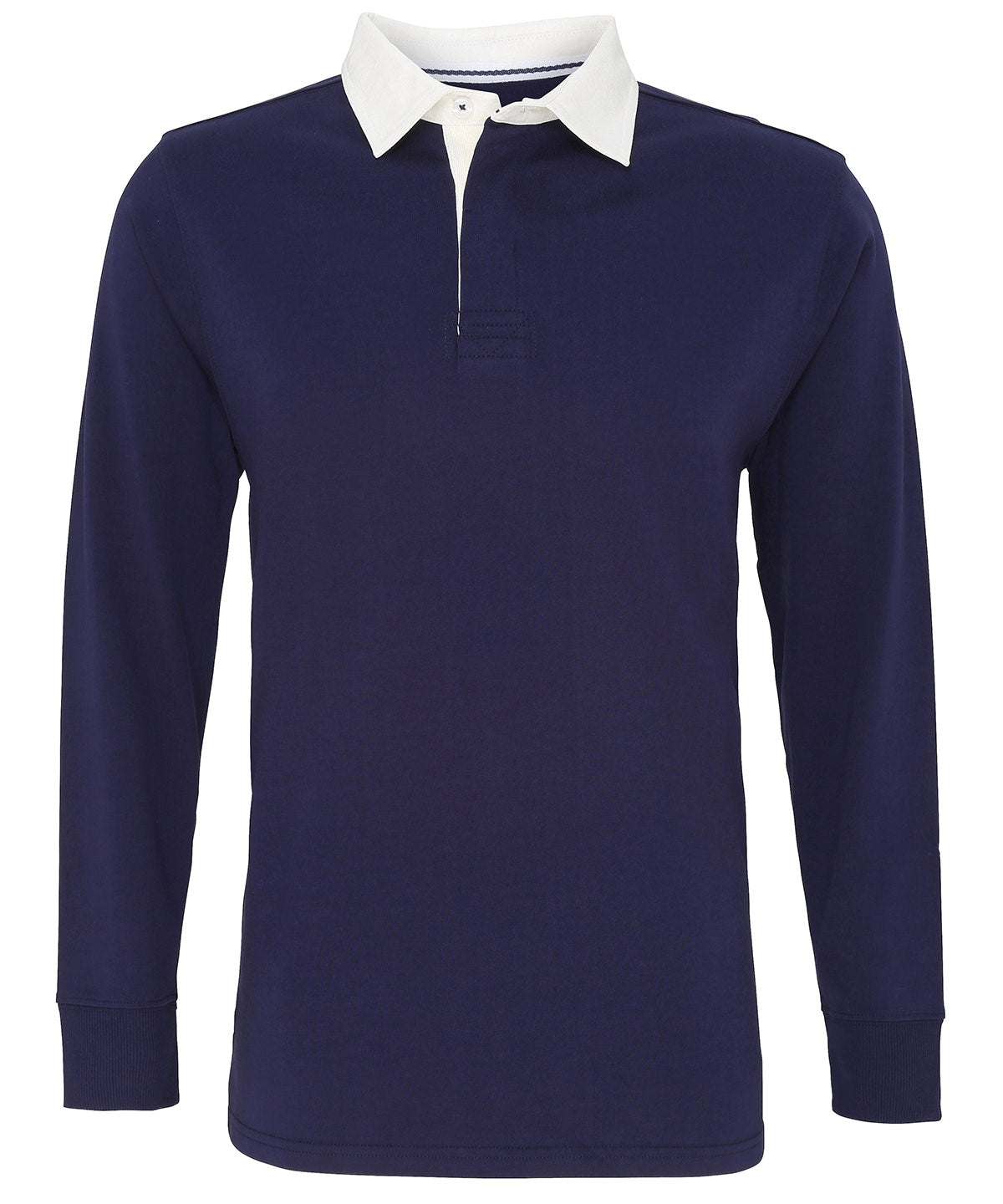Men's Classic Fit Long Sleeved Vintage Rugby Shirt