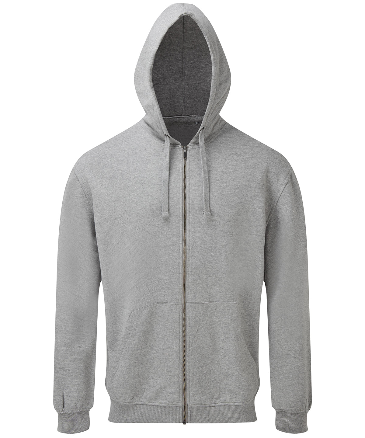 Hettupeysur - Men's Coastal Vintage Wash Loop Back Zip Through Hoodie