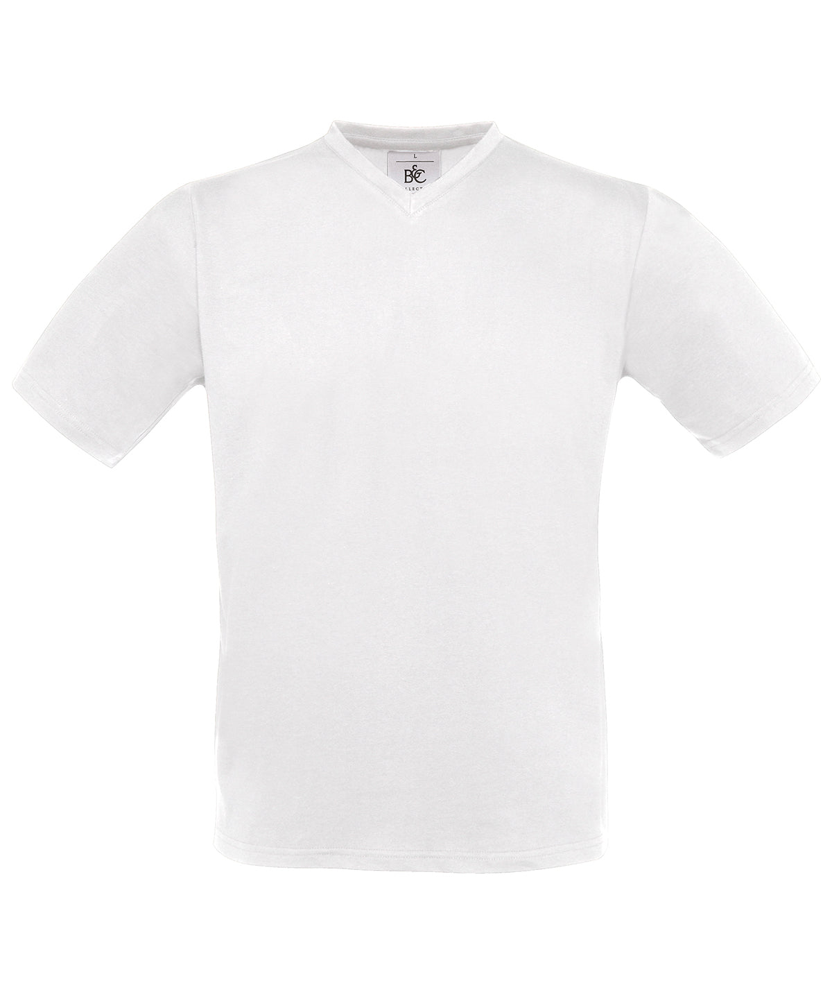 Stuttermabolir - B&C Exact V-neck
