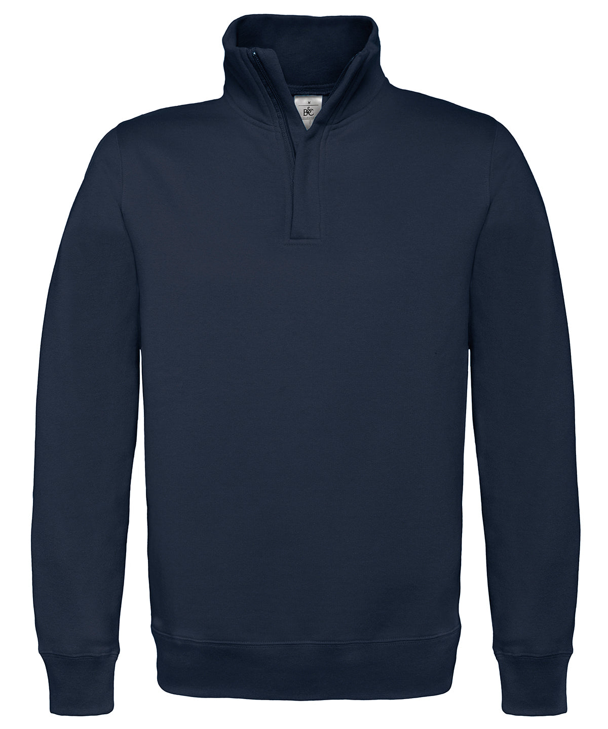Háskólapeysur - B&C ID.004 ¼ Zip Sweatshirt