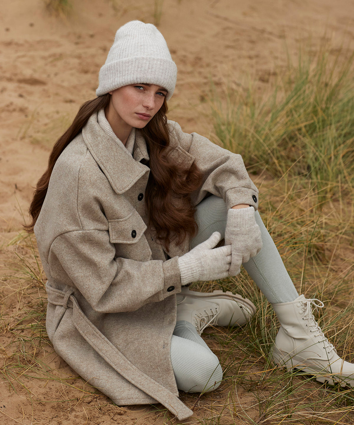 Hanska - Cosy Ribbed-cuff Gloves