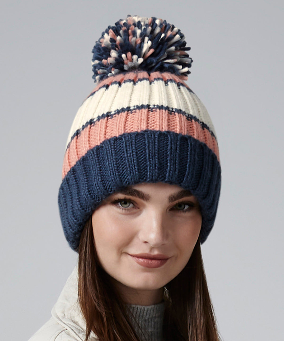 Húfur - Hygge Striped Beanie