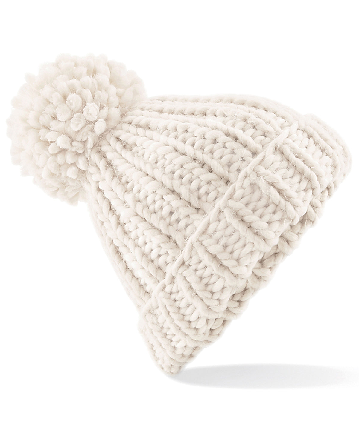 Húfur - Oversized Hand-knitted Beanie
