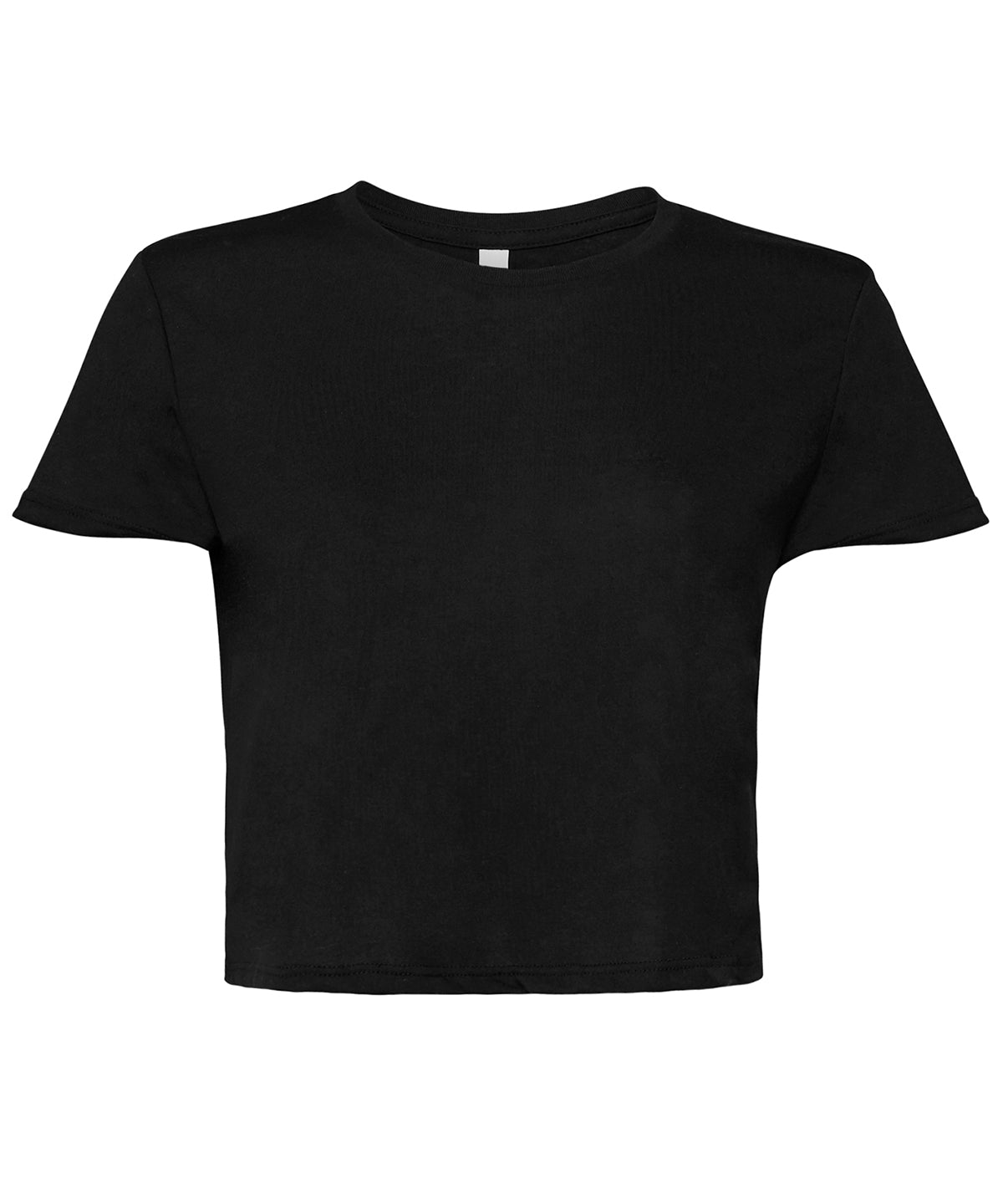 Stuttermabolir - Women's Flowy Cropped Tee