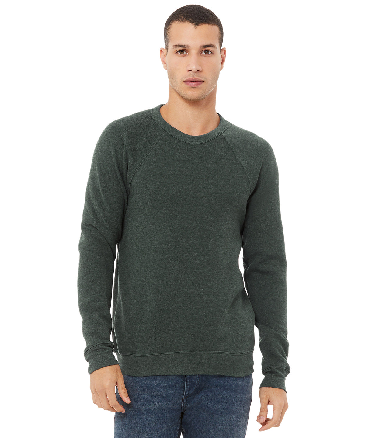 Háskólapeysur - Unisex Sponge Fleece Crew Neck Sweatshirt