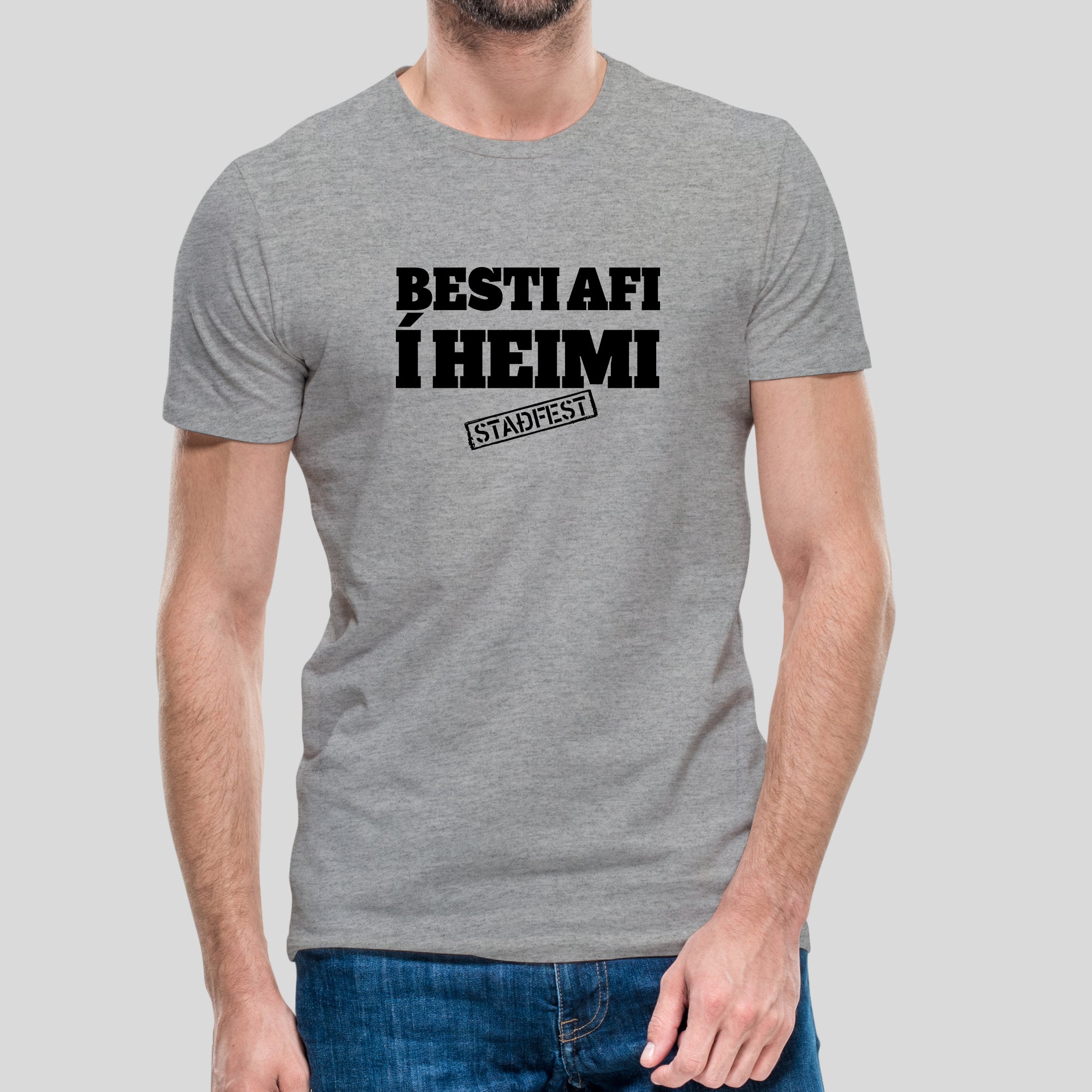 BESTI AFI Í HEIMI - Grár bolur