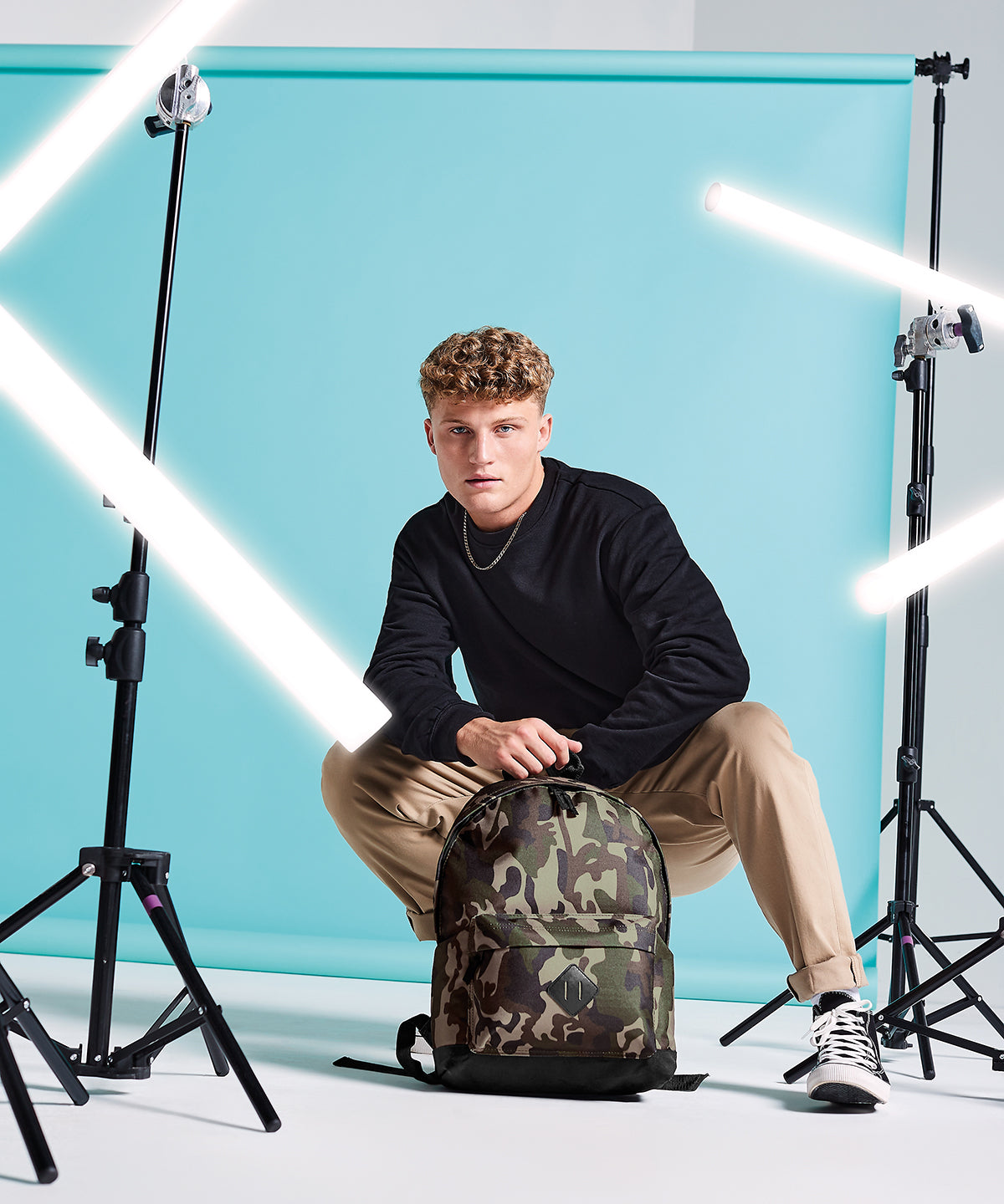 Töskur - Camo Backpack