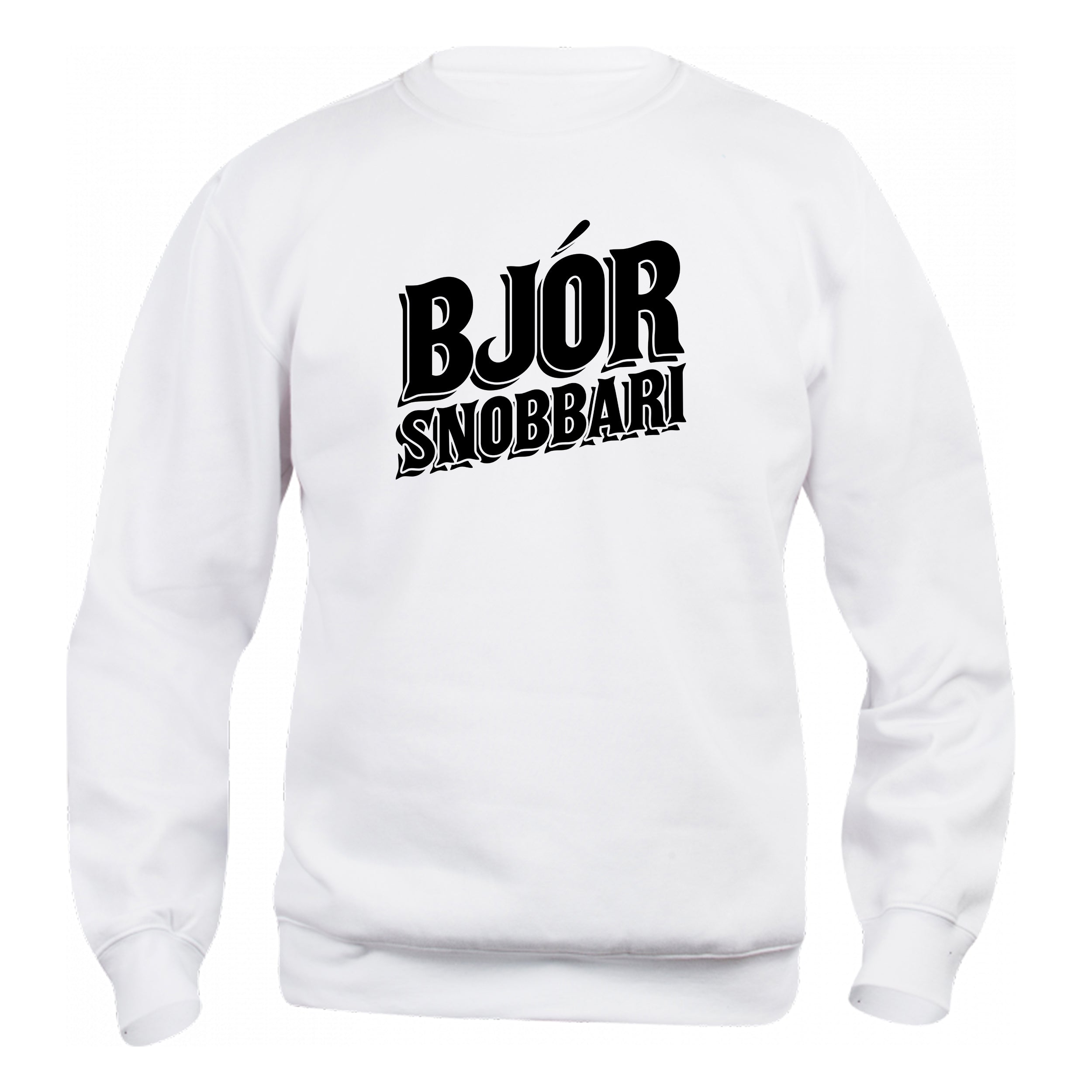BJÓR-SNOBBARI - Peysa - Hvít