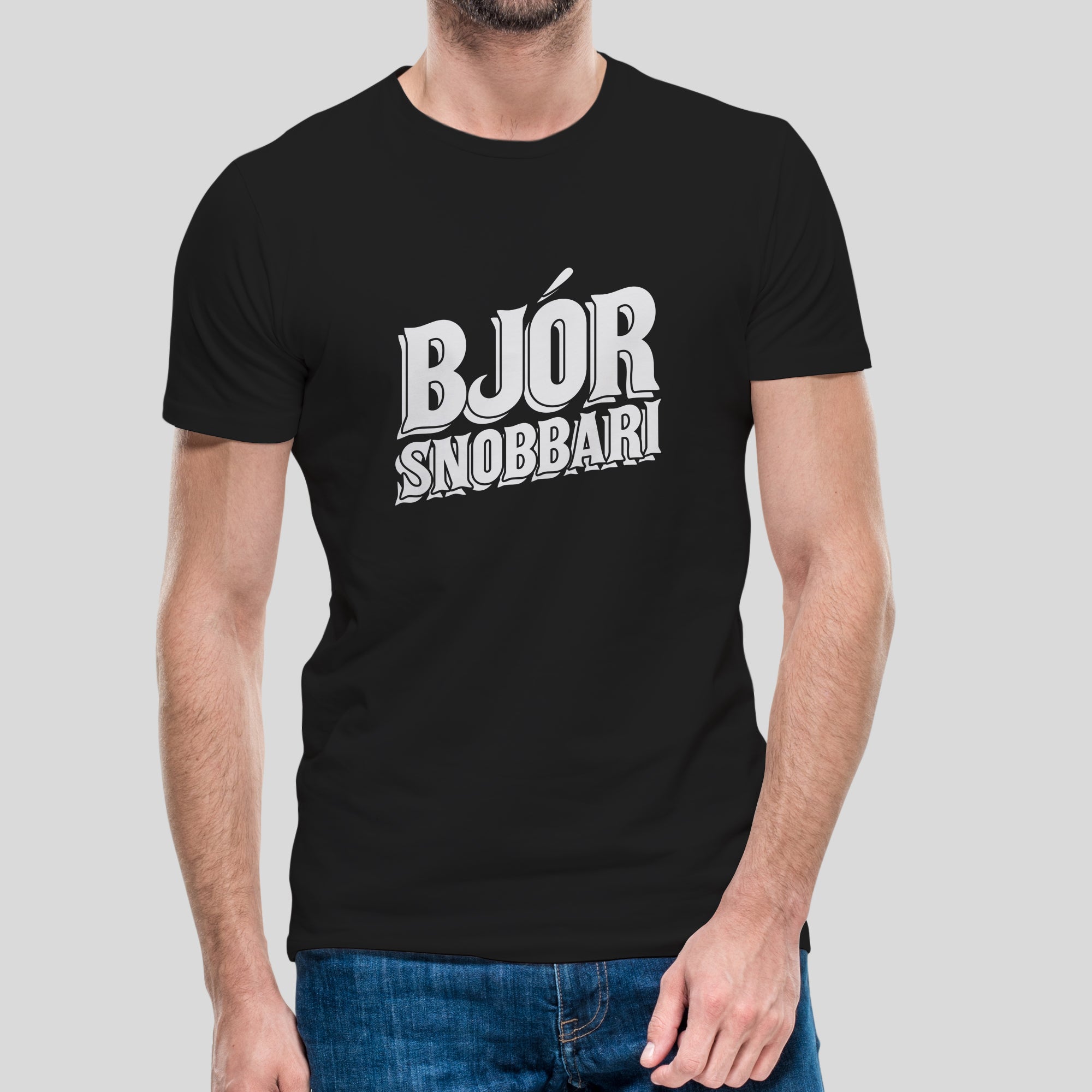 BJÓR-SNOBBARI - Svartur bolur
