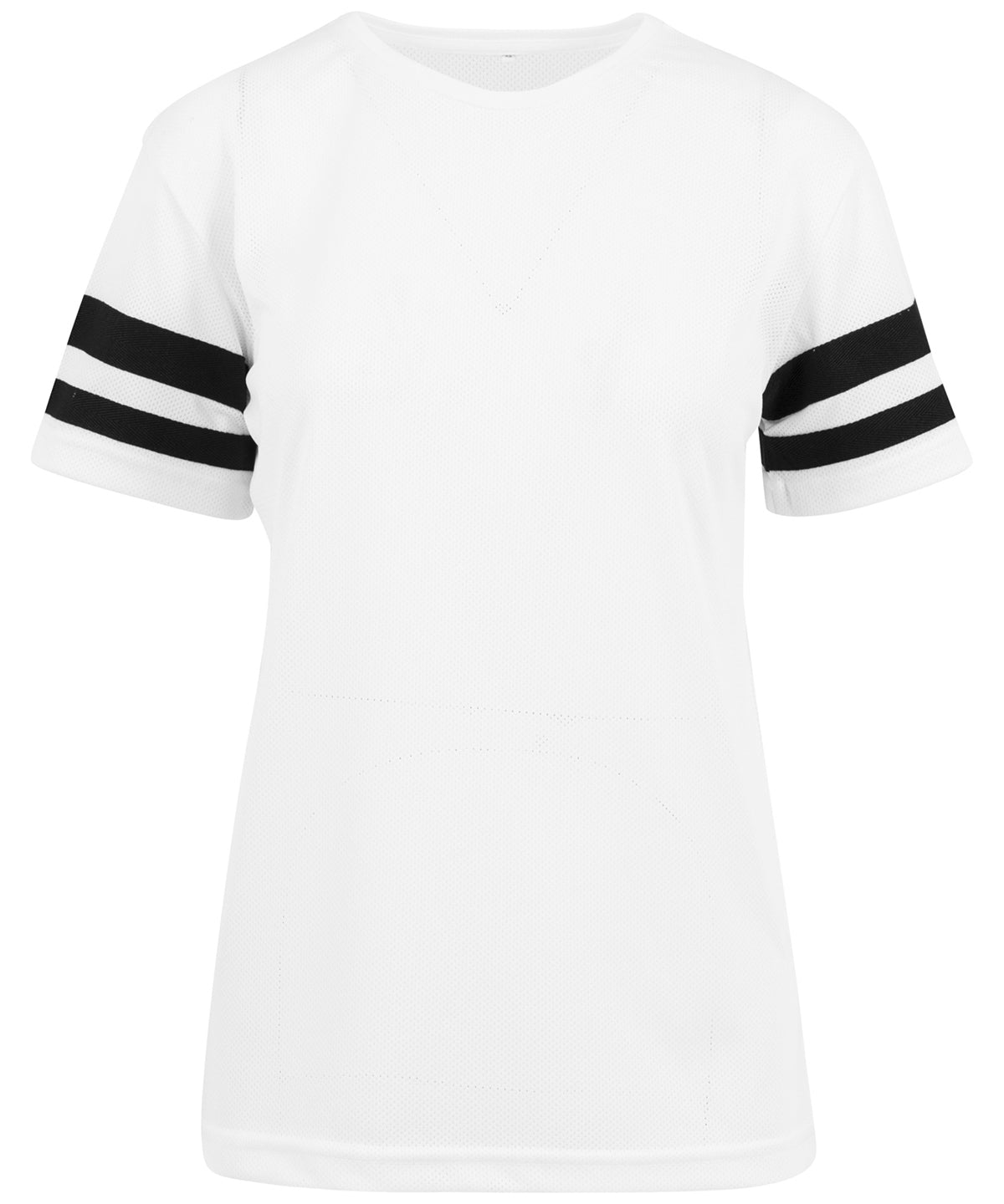 Stuttermabolir - Women's Mesh Stripe Tee