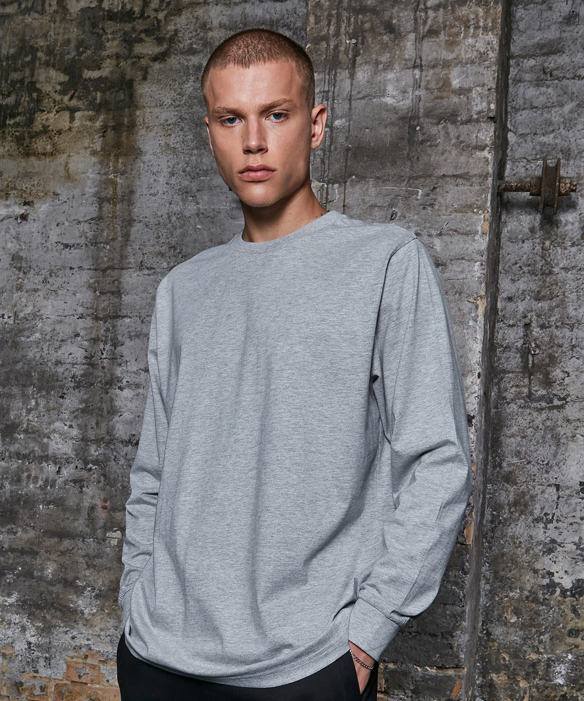 Háskólapeysur - Long Sleeve With Cuff Rib
