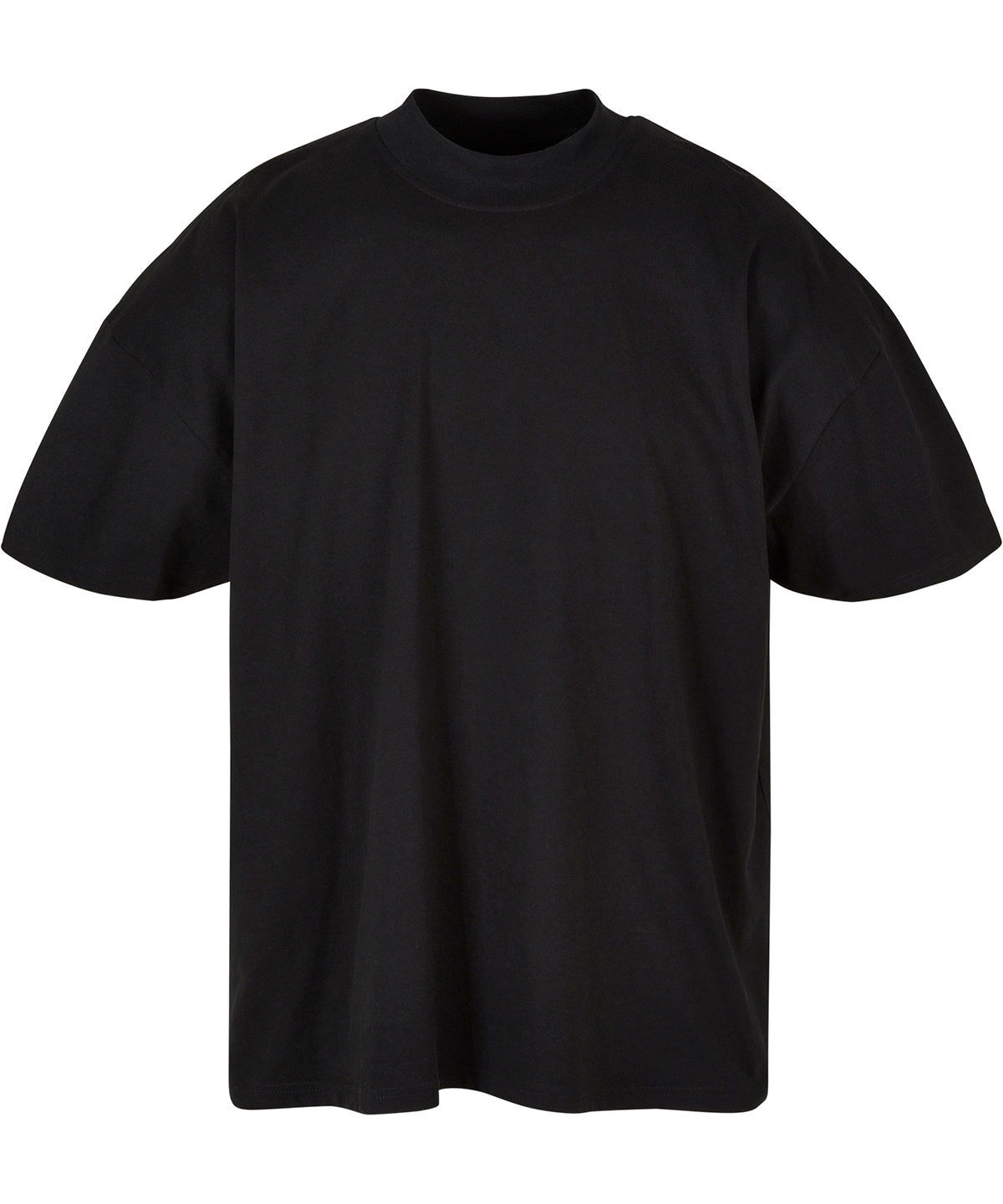 Stuttermabolir - Oversized Mock Neck Tee