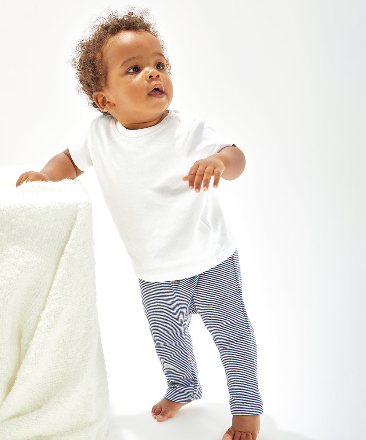 Leggings - Baby Stripy Jersey Leggings