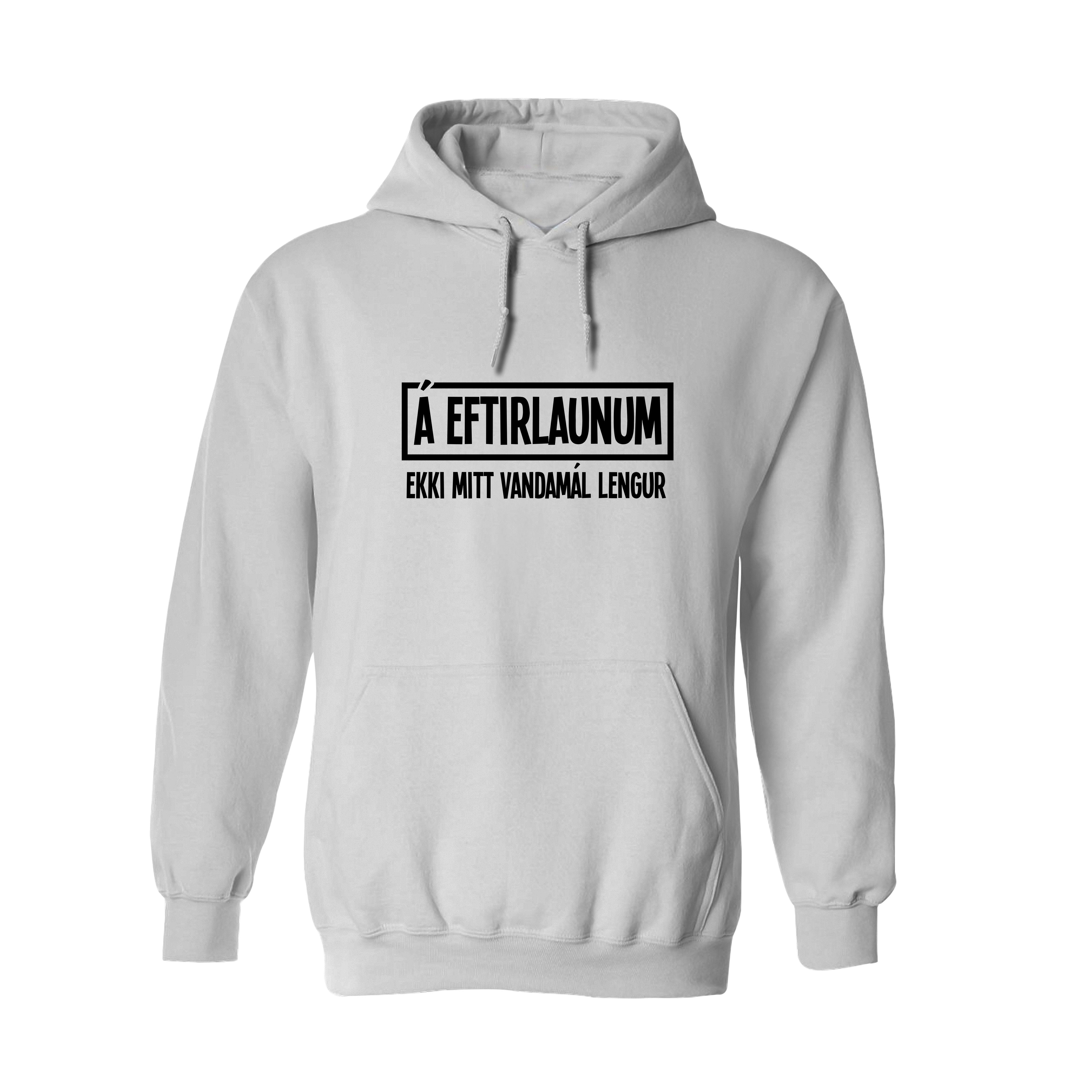 Á EFTIRLAUNUM - Hettupeysa - Hvít