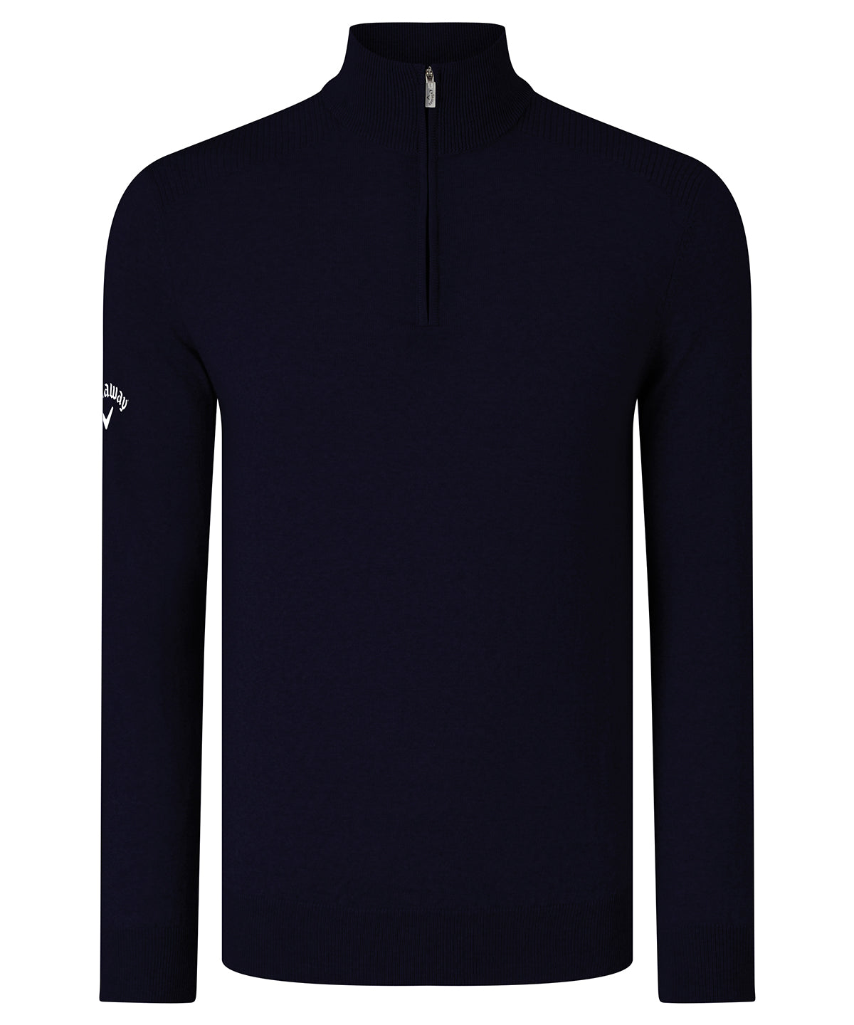 Prjónaðar peysur - Ribbed ¼ Zip Merino Sweater