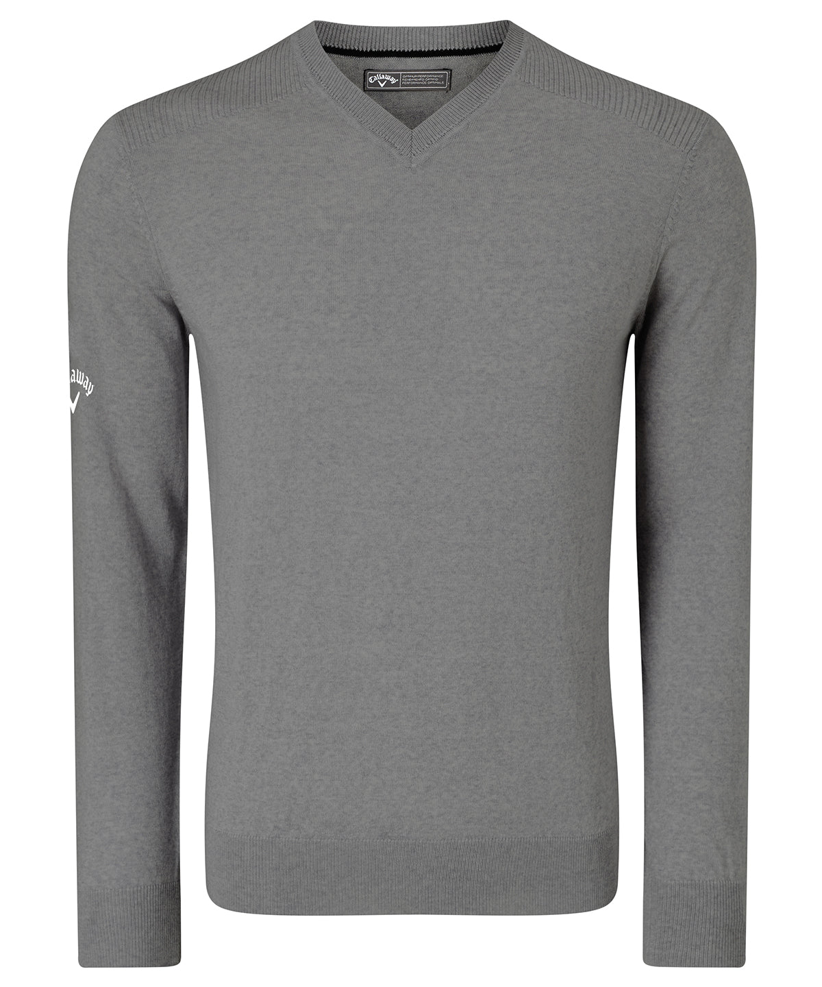 Prjónaðar peysur - Ribbed V-neck Merino Sweater