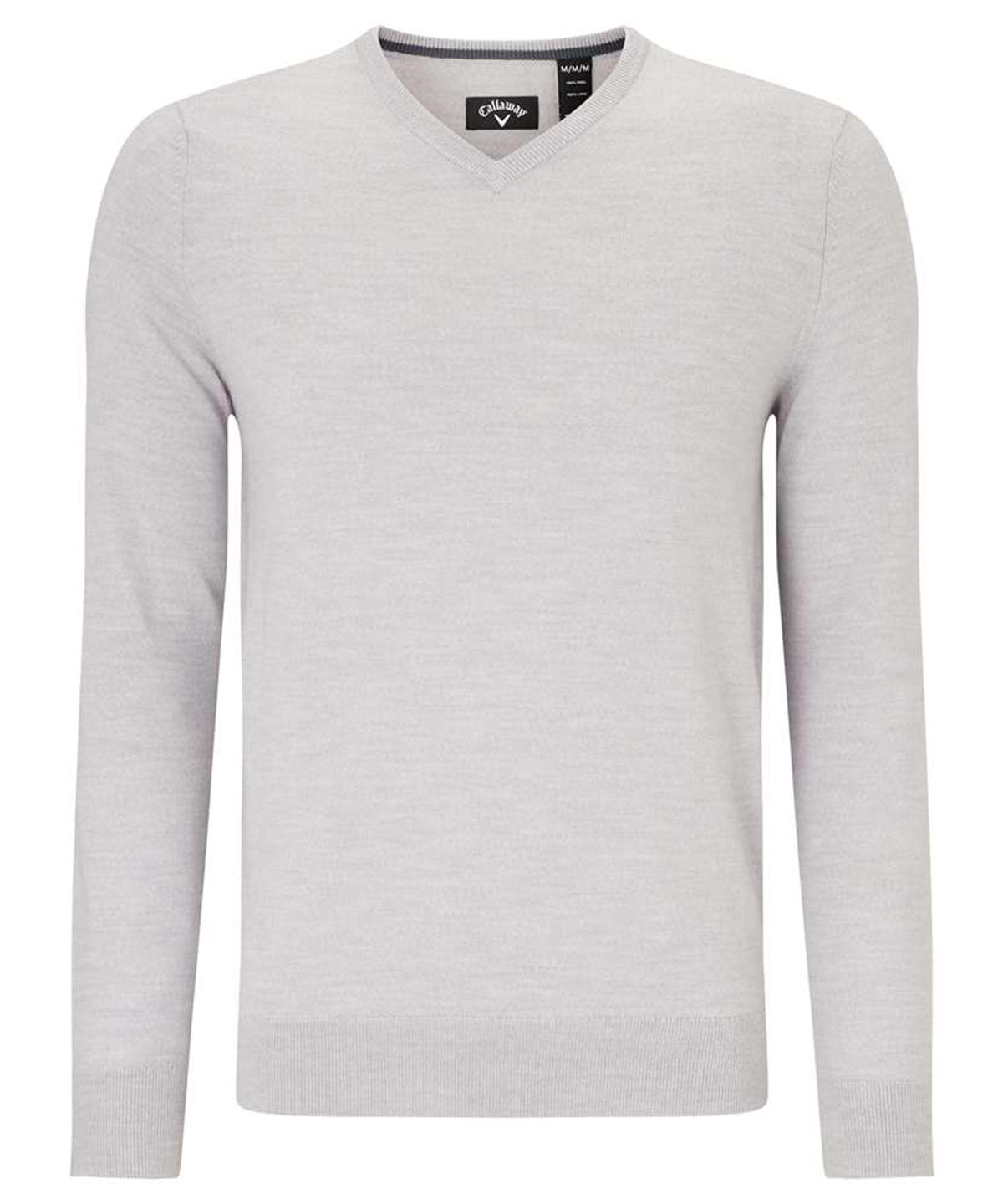 Prjónaðar peysur - Ribbed V-neck Merino Sweater