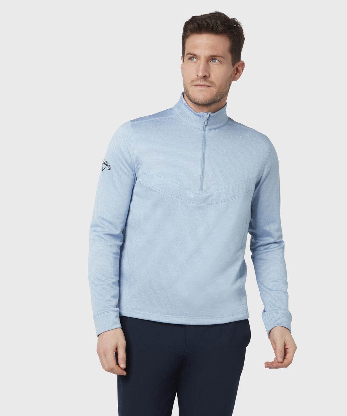 Háskólapeysur - Waffle ¼-zip Pullover