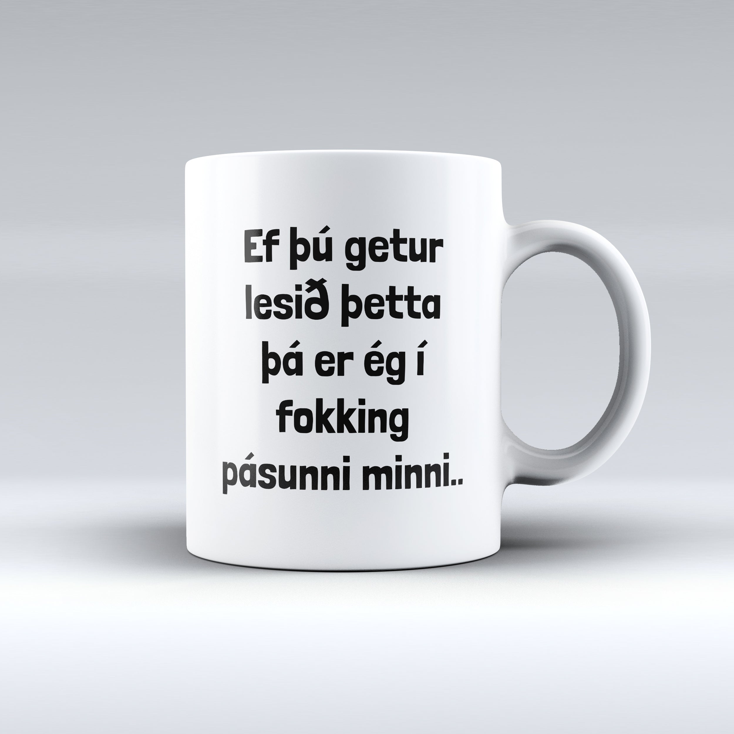 Ef þú getur lesið þetta - Bolli