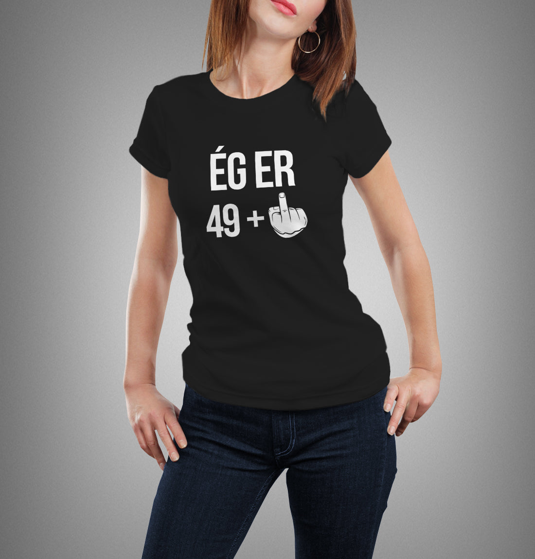 ÉG ER 49 - Svartur bolur