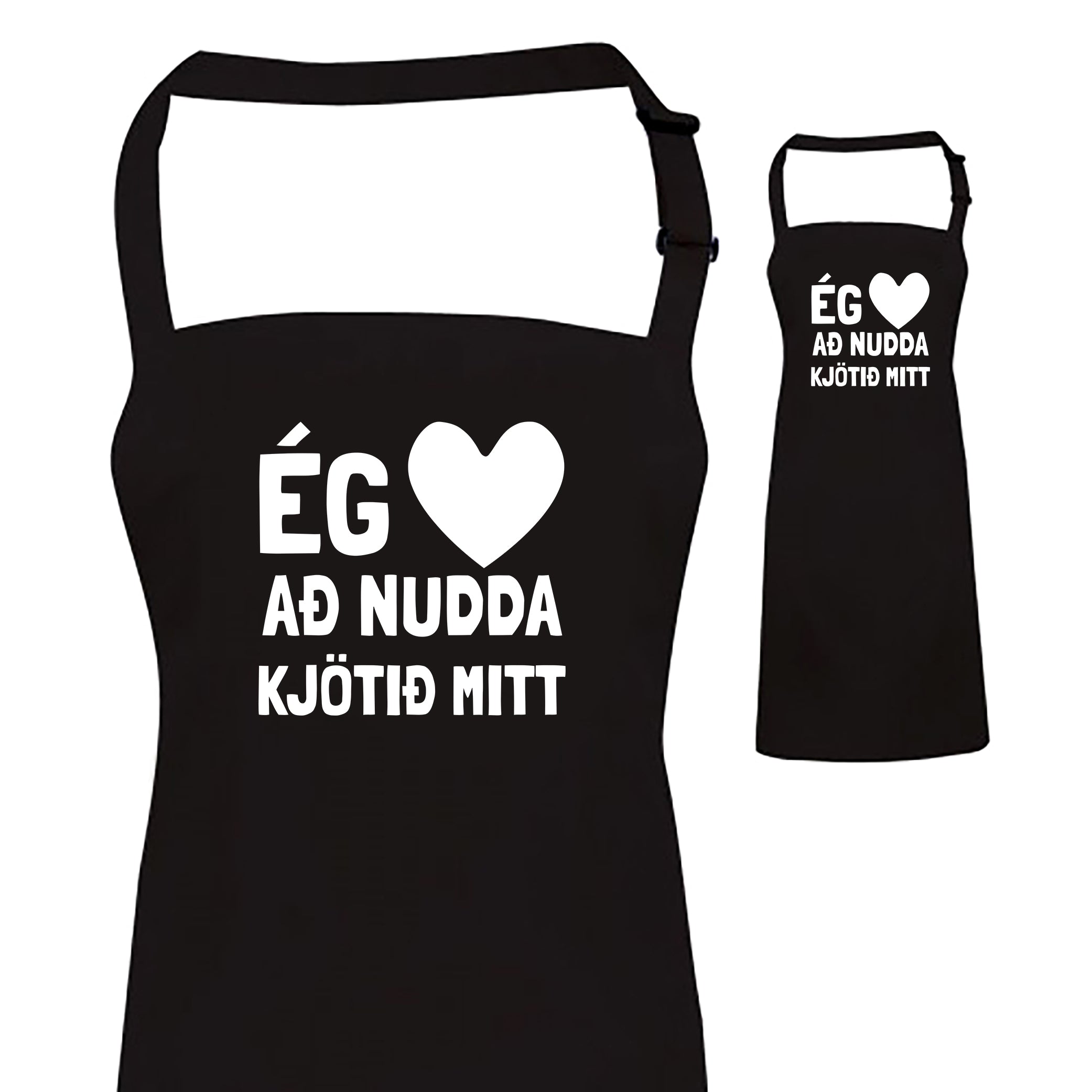Ég elska að nudda - Svunta