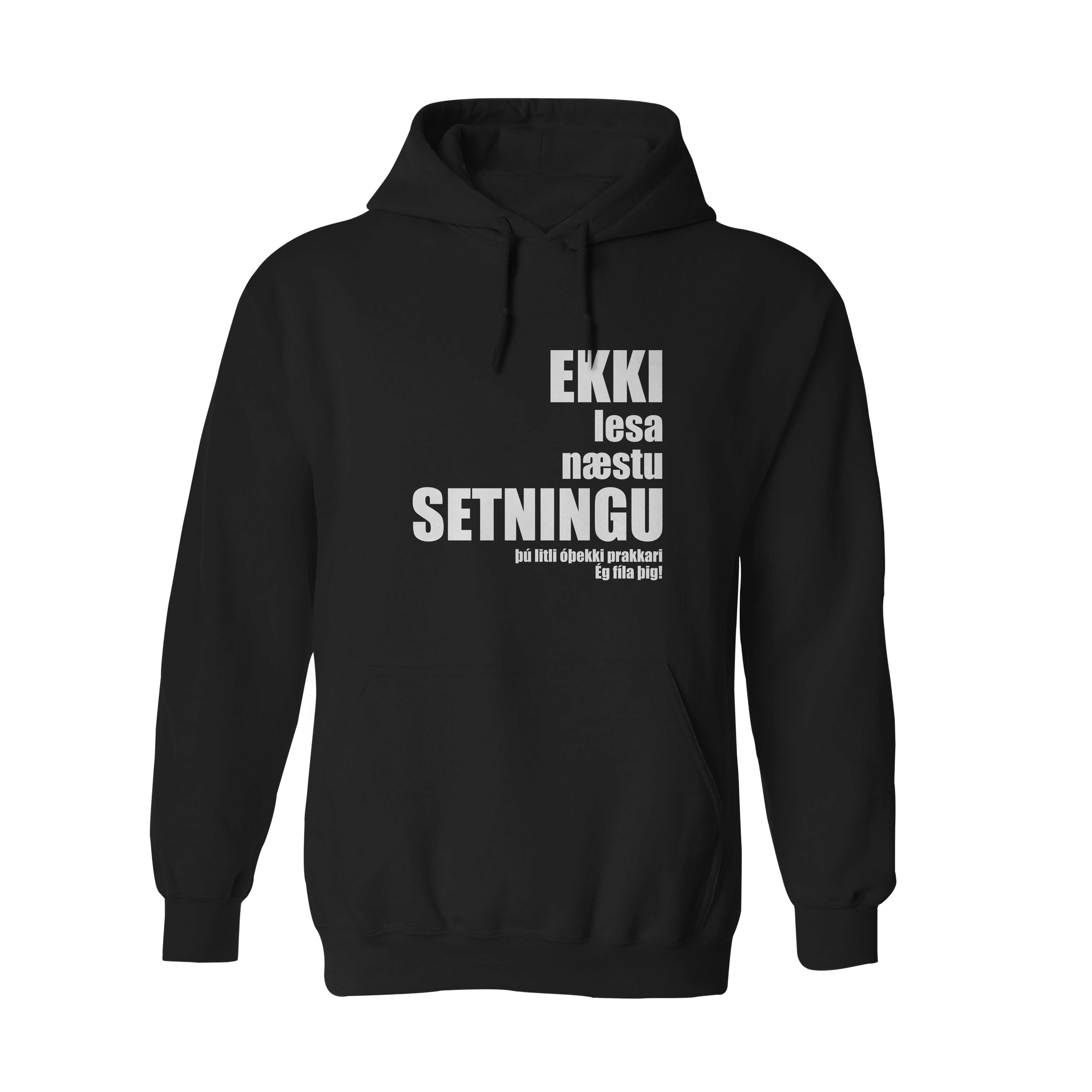 EKKI - Hettupeysa - Svört