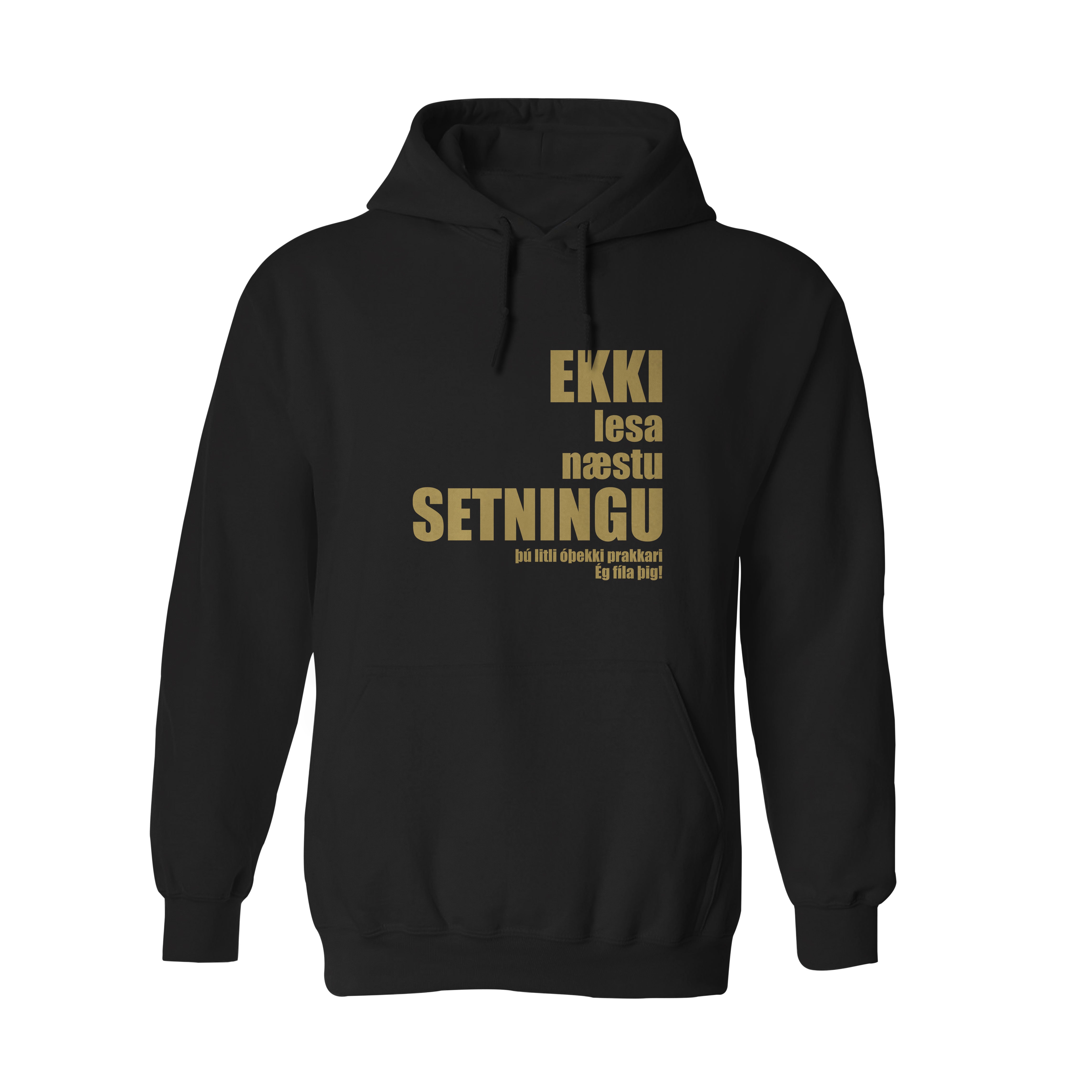 EKKI - Hettupeysa - Svört