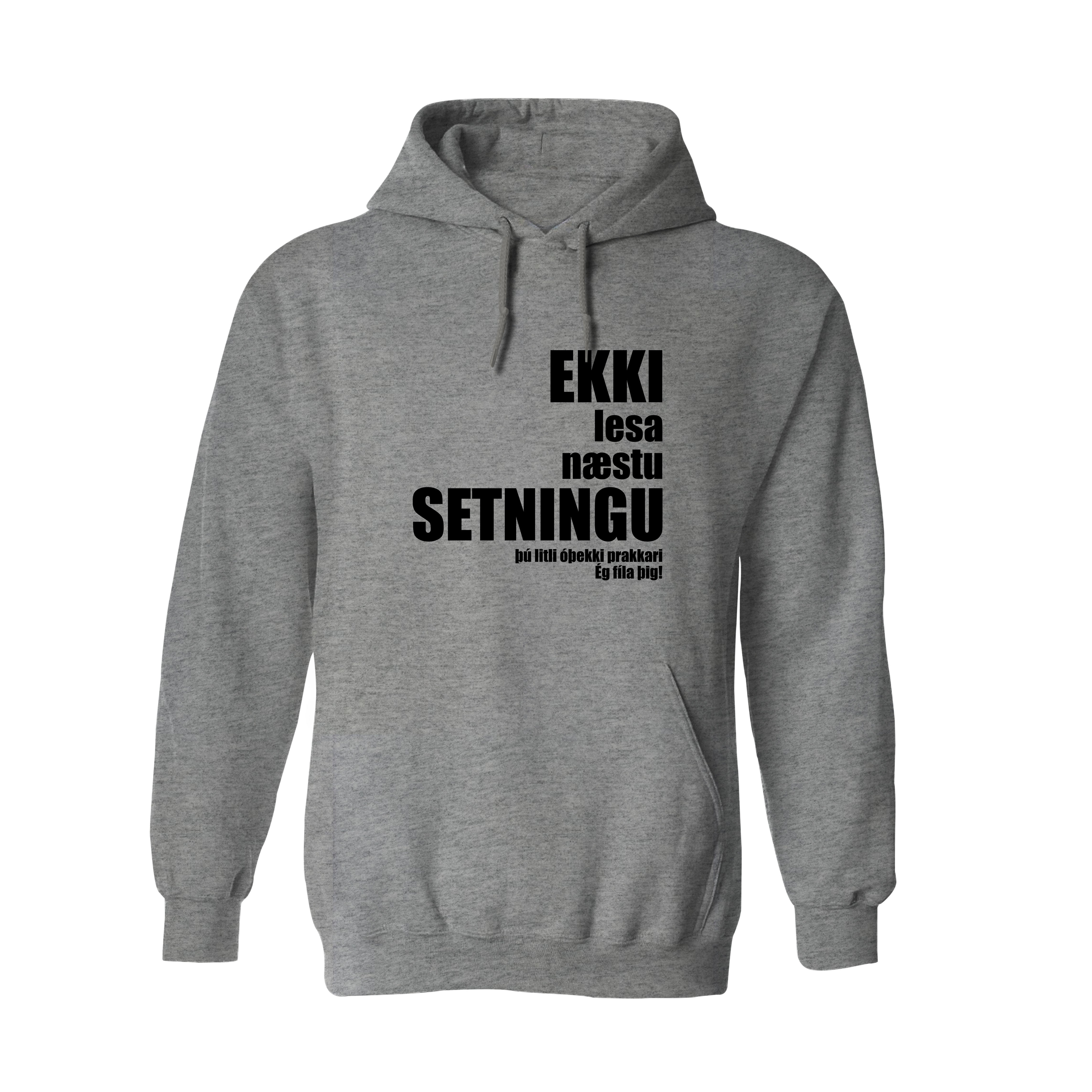 EKKI - Hettupeysa - Grá