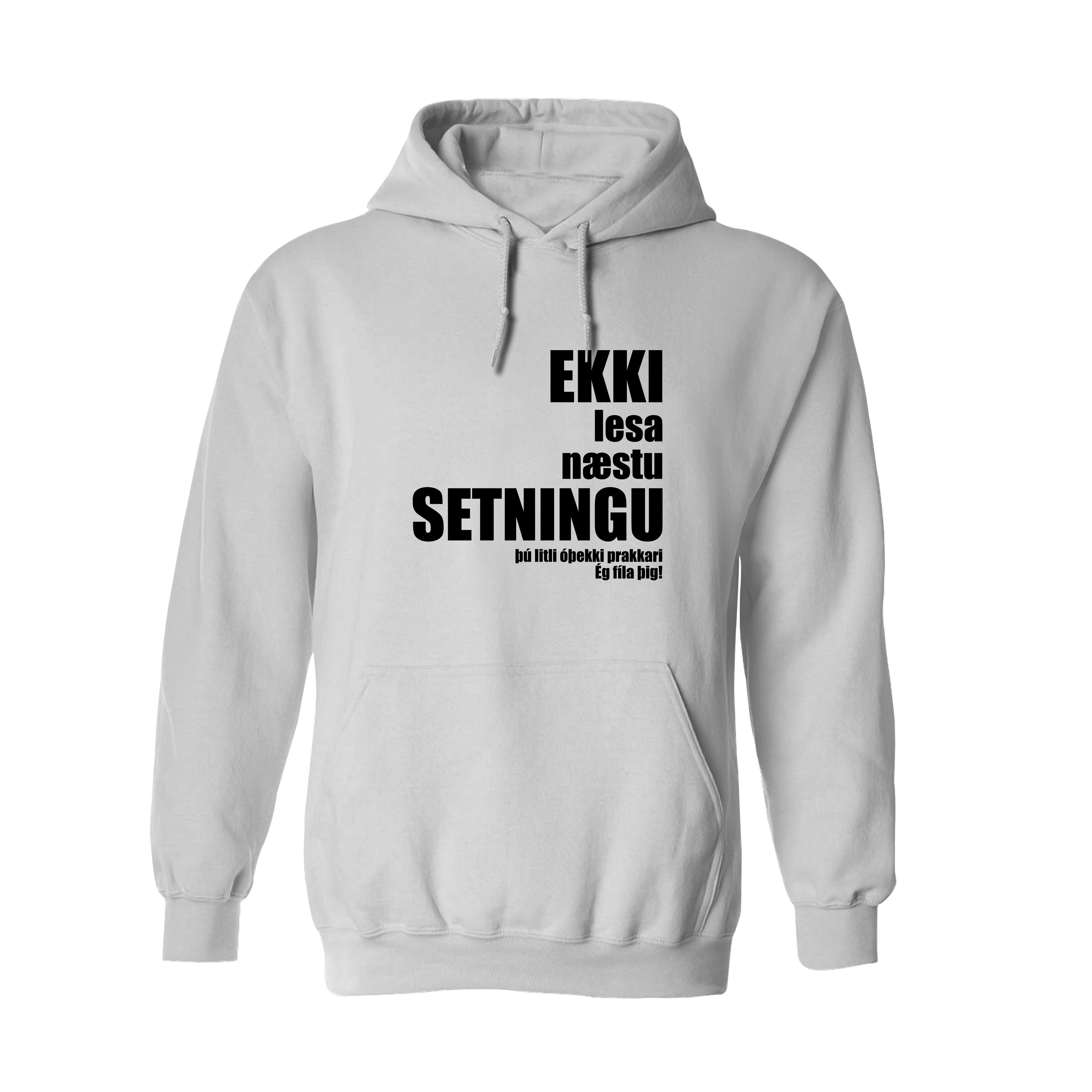 EKKI - Hettupeysa - Hvít