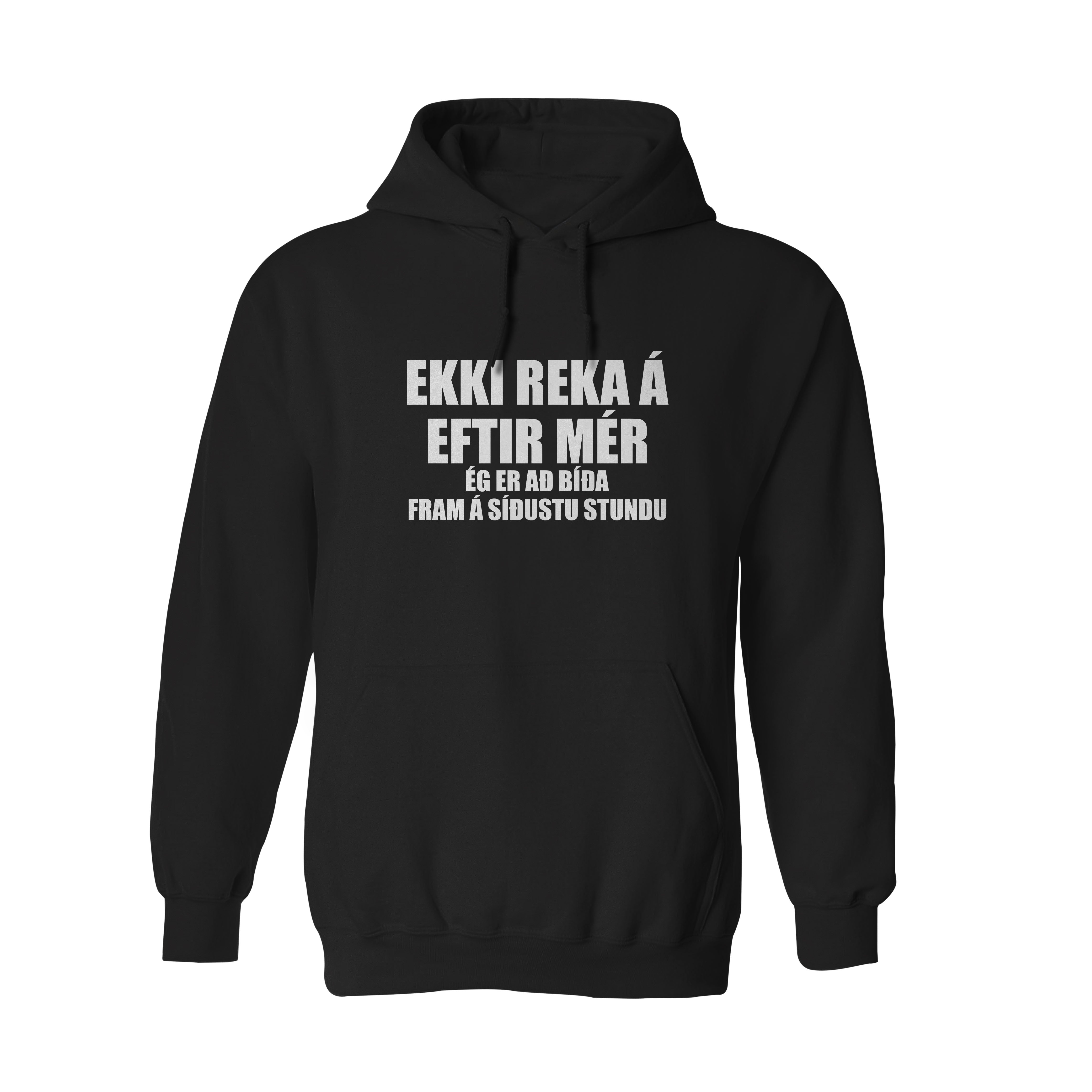 EKKI REKA Á - Hettupeysa - Svört