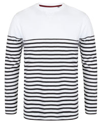 Stuttermabolir - Long Sleeve Breton Striped T