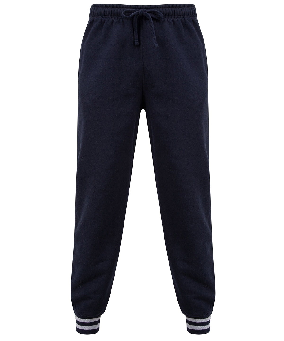 Joggingbuxur - Joggers With Striped Cuffs