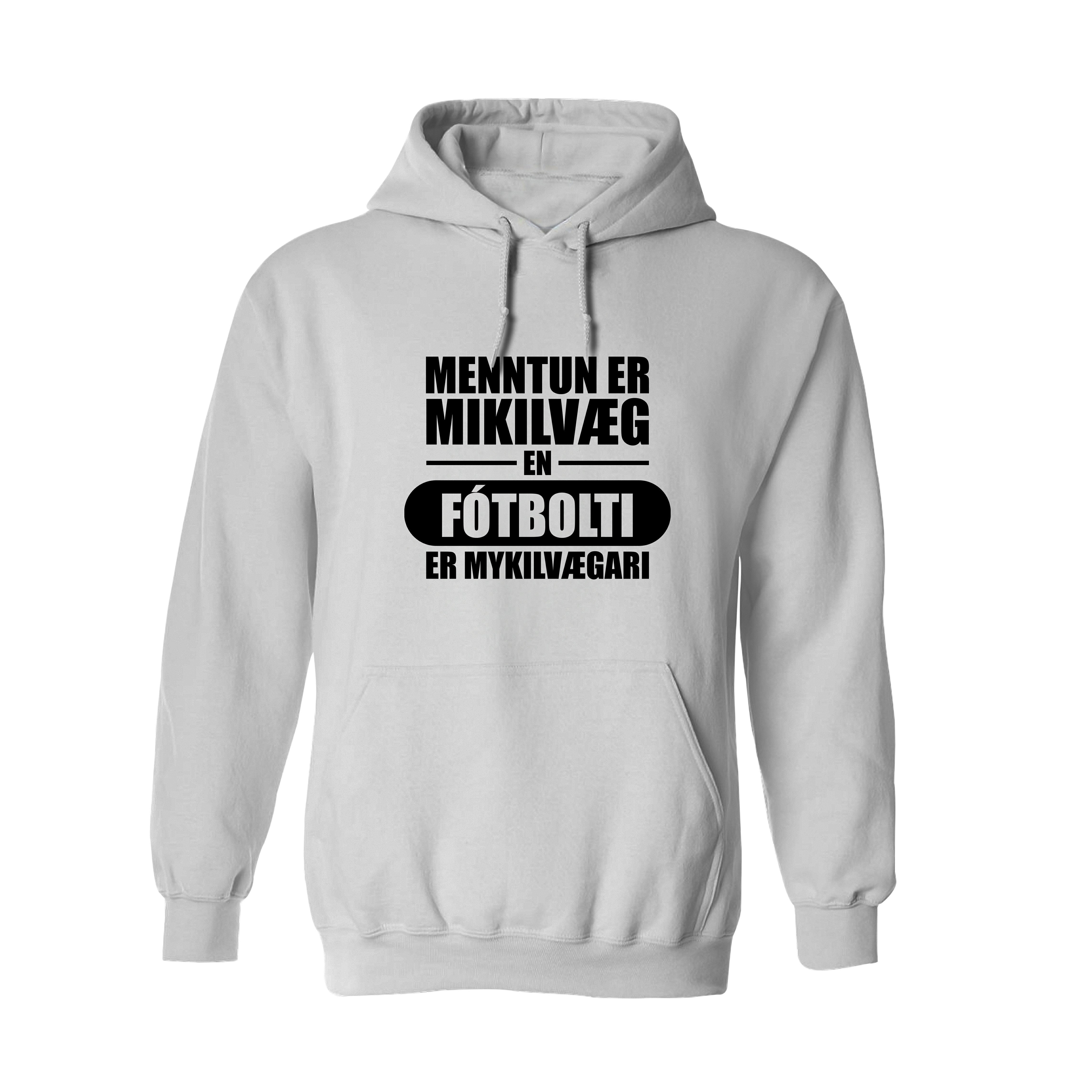 FÓTBOLTI - Hettupeysa - Hvít