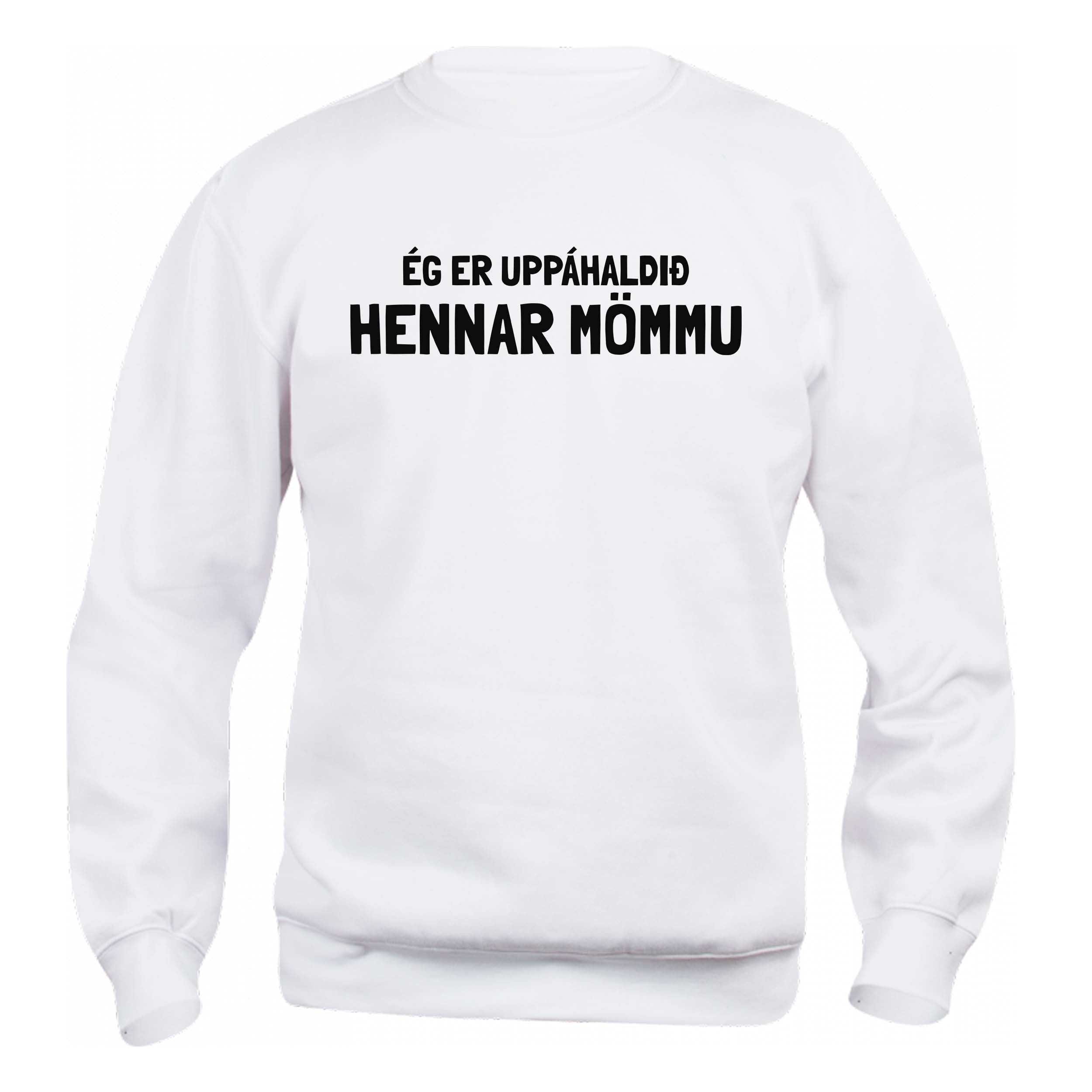 ÉG ER - UPPÁHALDIÐ MÖMMU - Peysa - Hvít