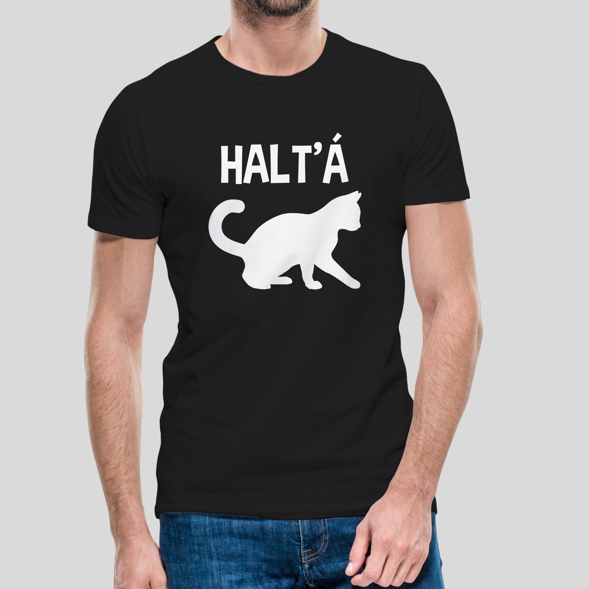 HALT'Á - Svartur bolur