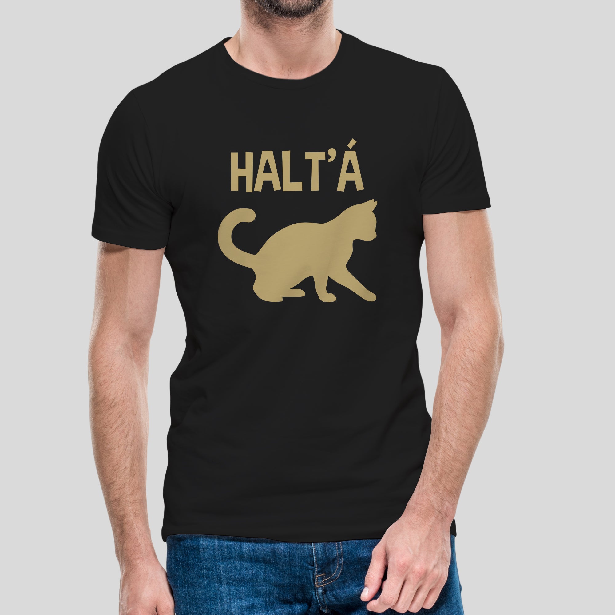 HALT'Á - Svartur bolur